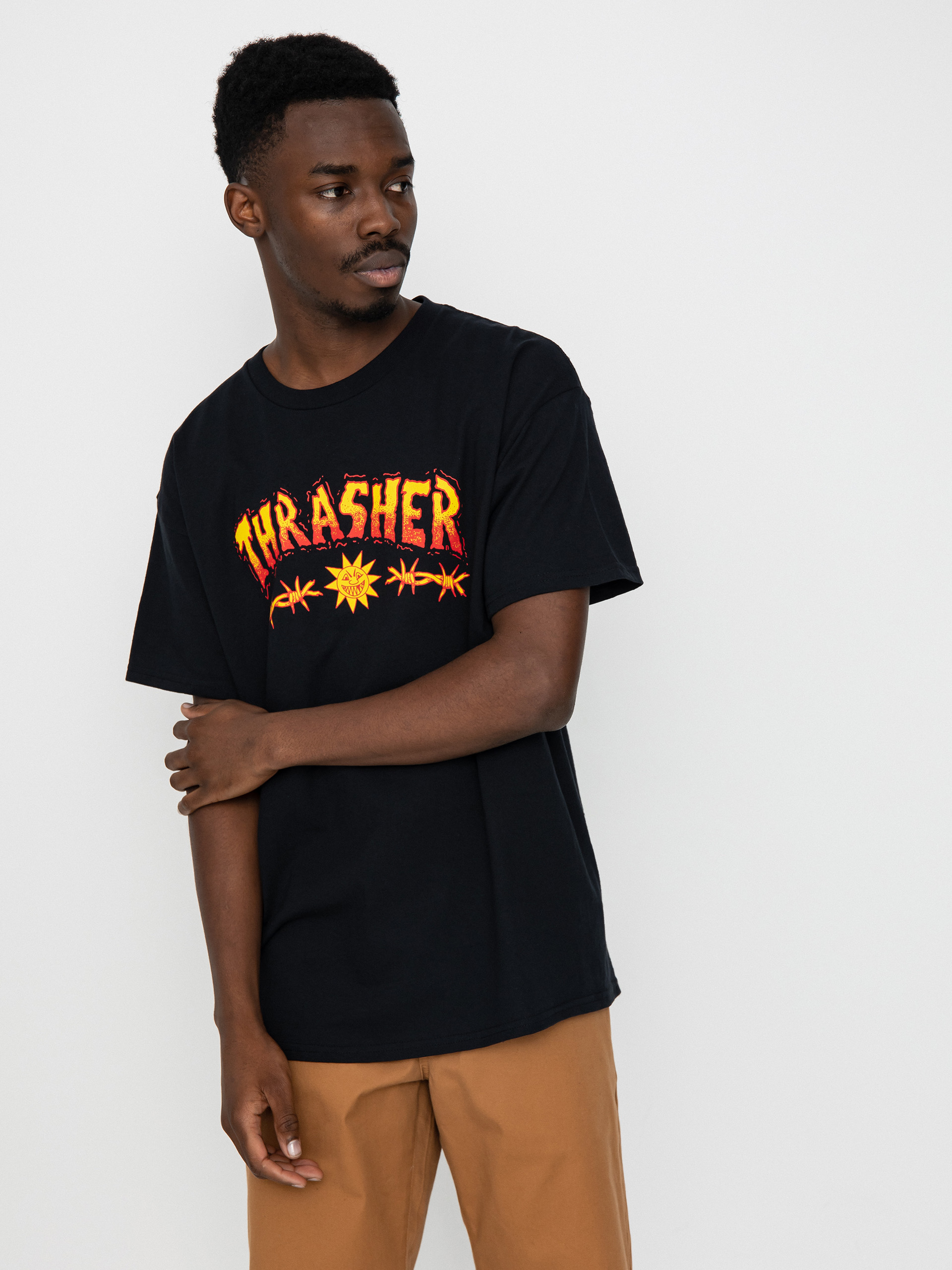 Thrasher Sketch póló (black)