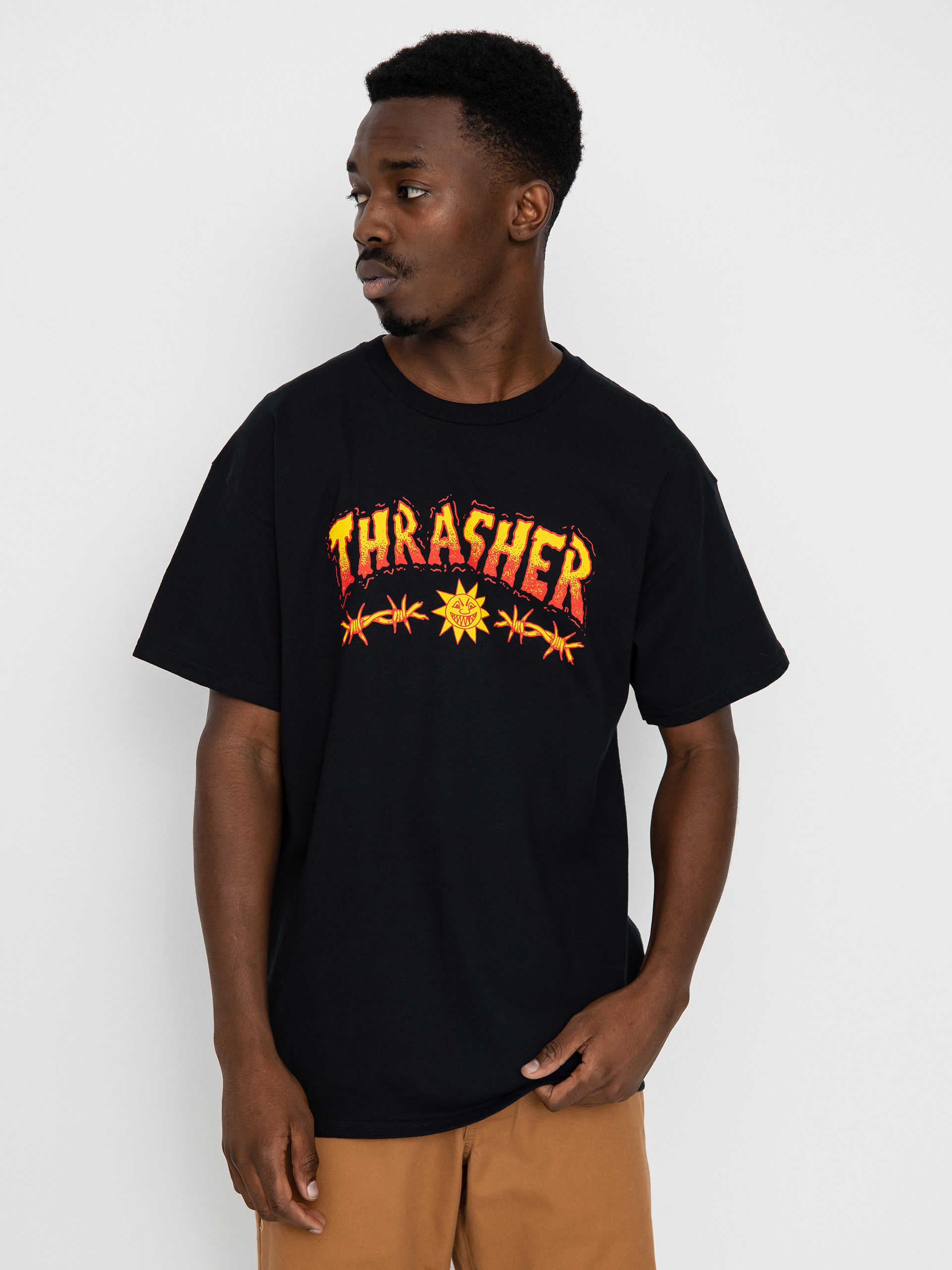 Thrasher Sketch póló (black)