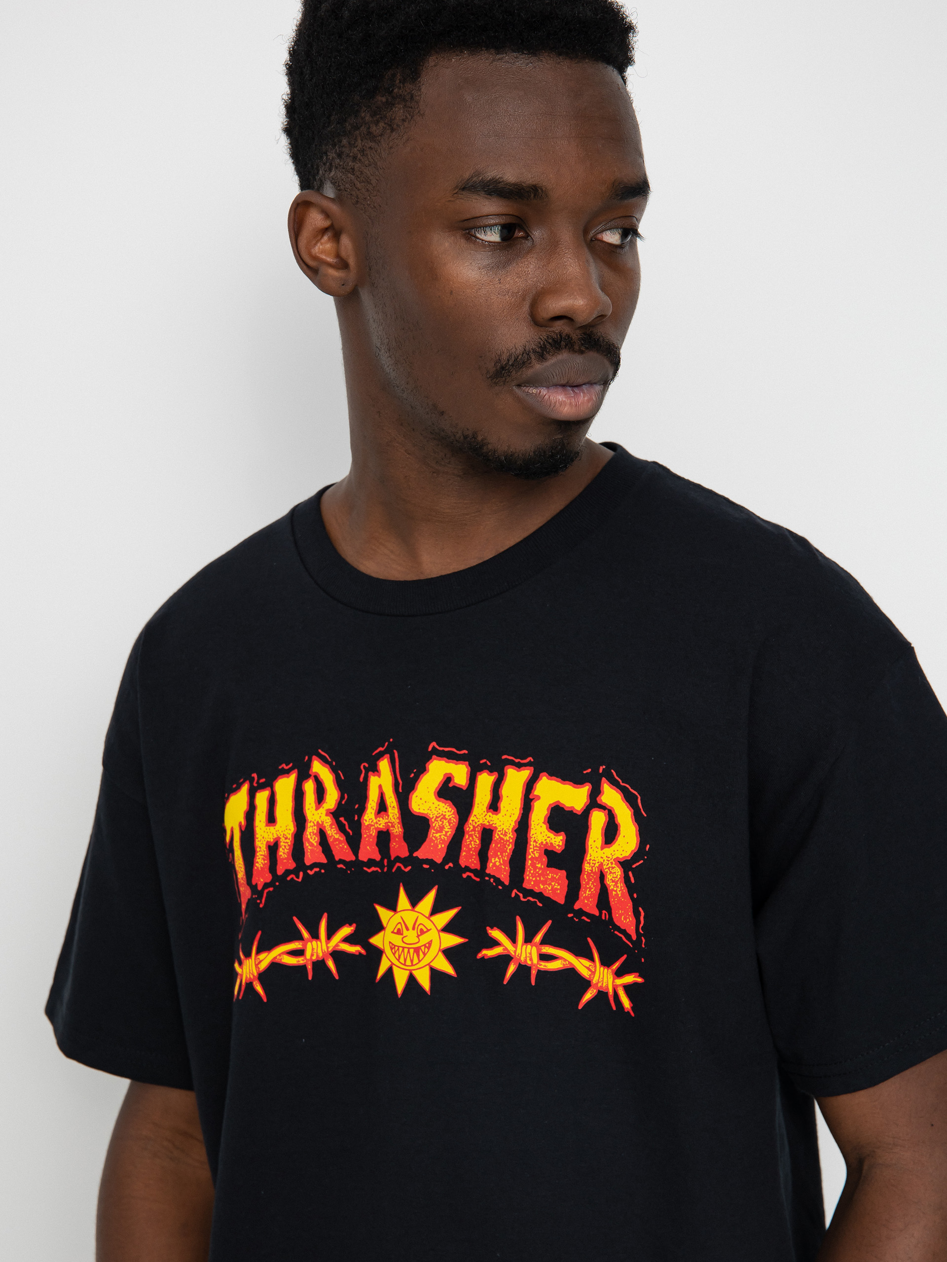 Thrasher Sketch póló (black)