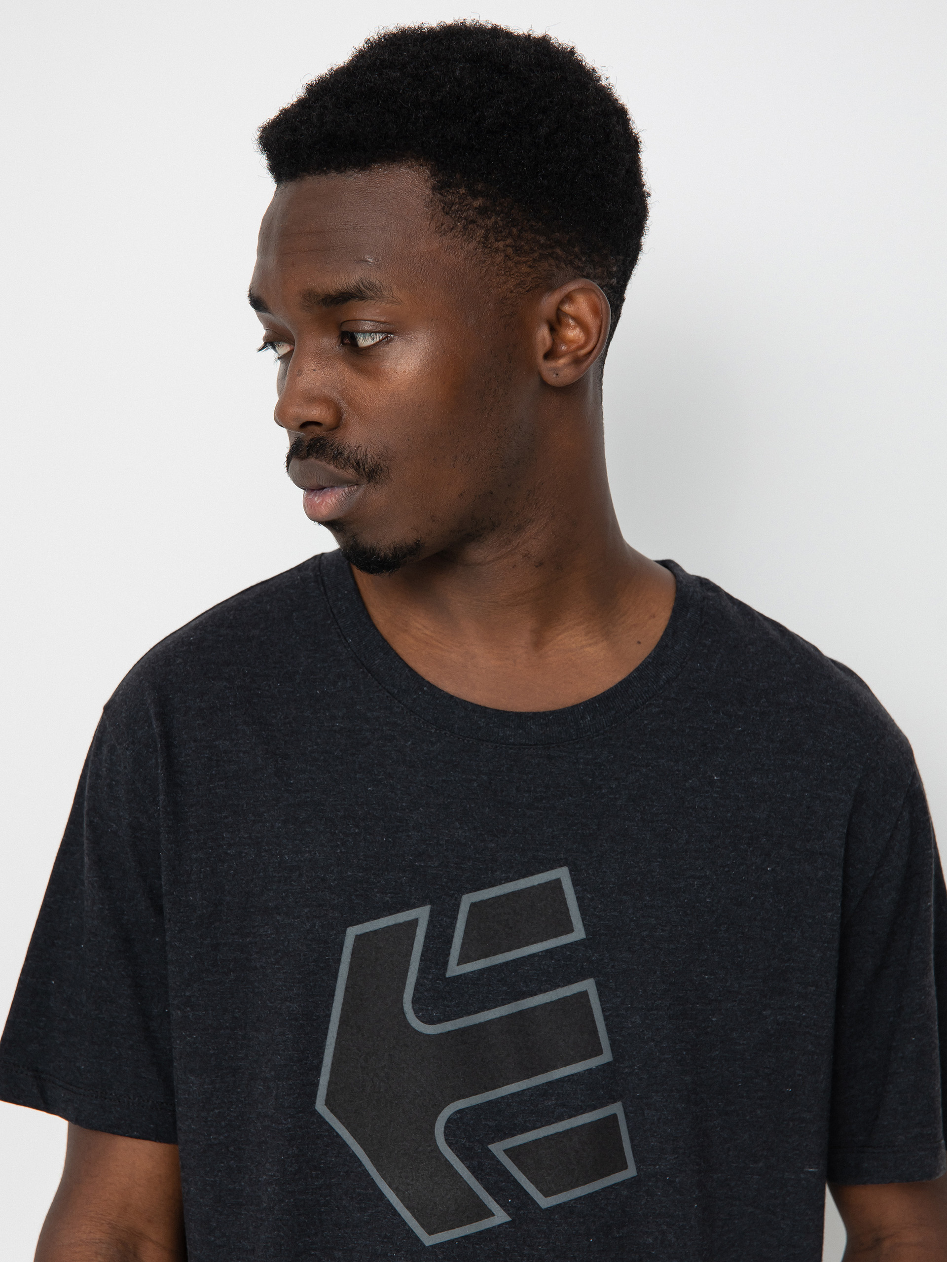 Etnies Crank Tech Póló (black/charcoal)