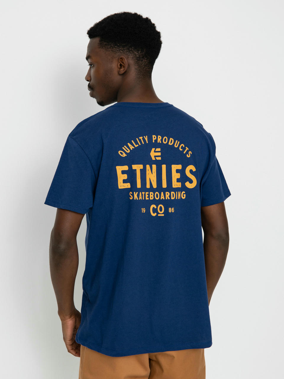 Etnies Skate Co póló (navy/orange)