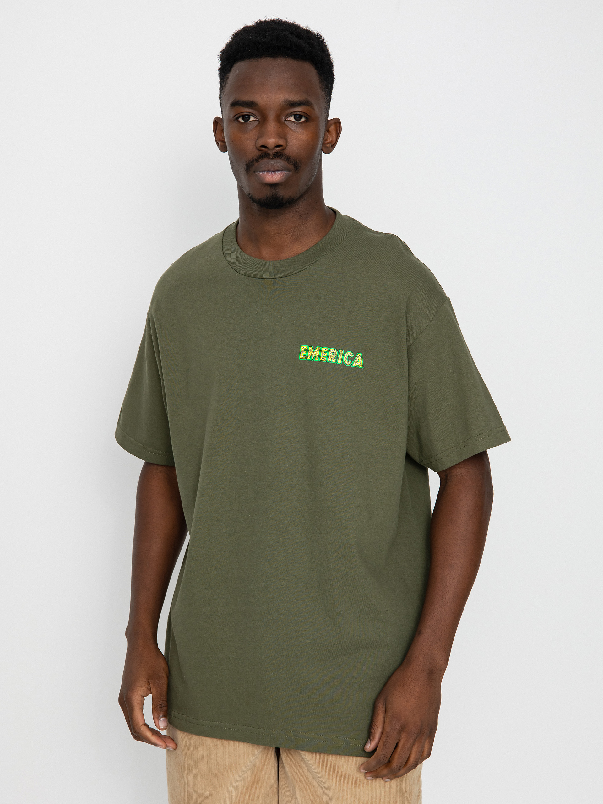 Emerica Shake Junt Pure Lights Póló (military)
