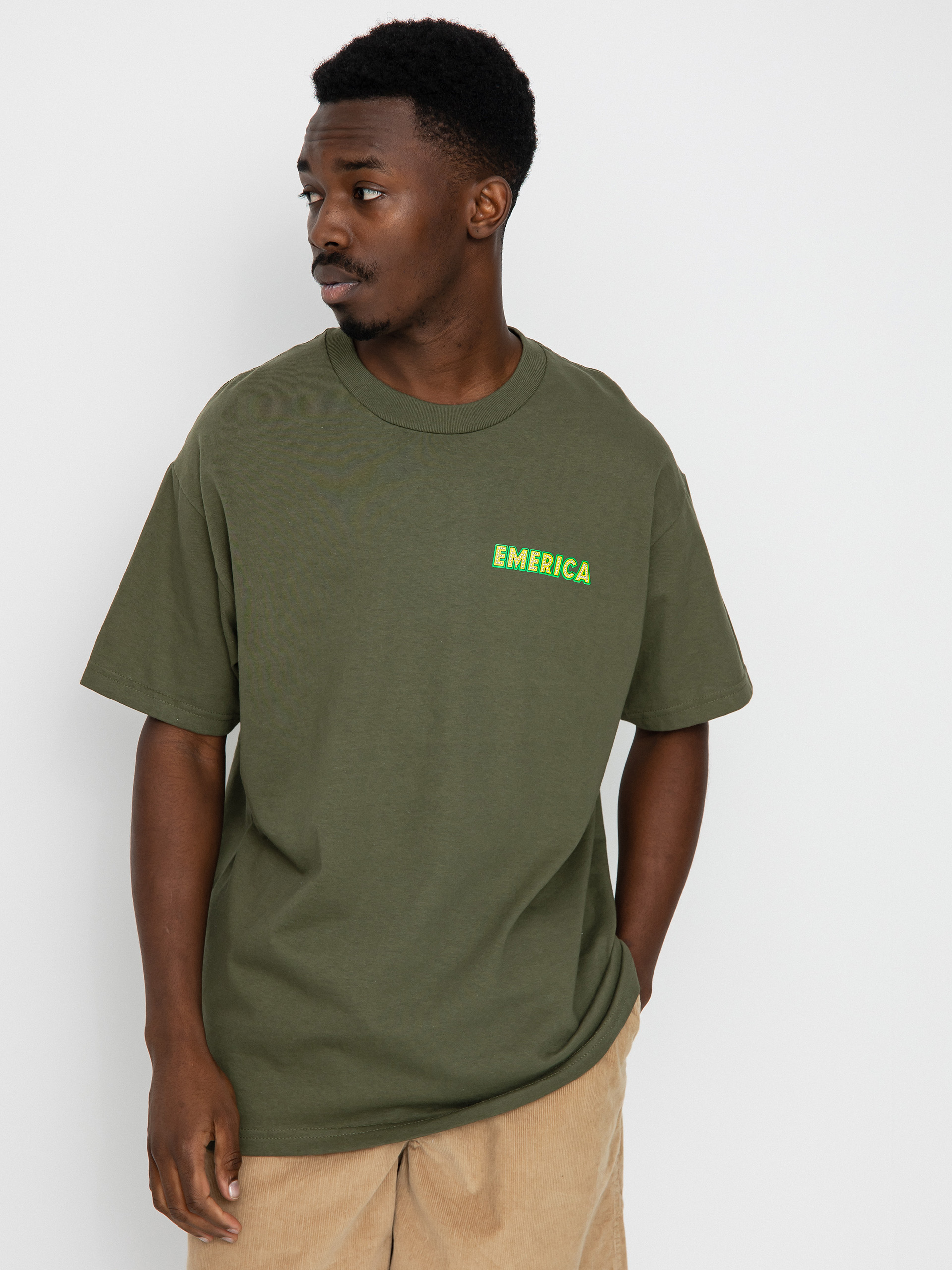 Emerica Shake Junt Pure Lights Póló (military)