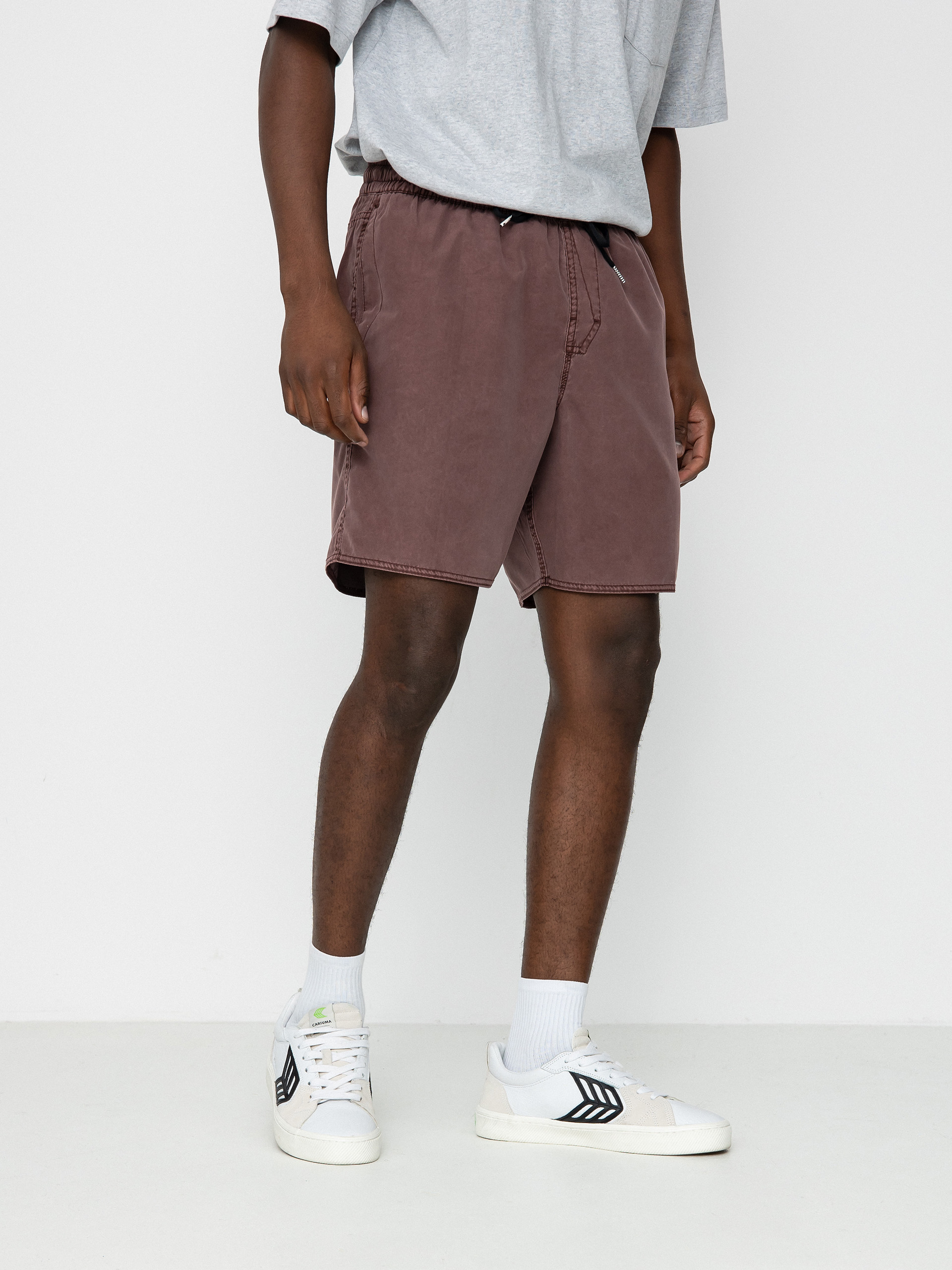 Volcom Center Trunk 17 Rövidnadrág (bordeaux brown)