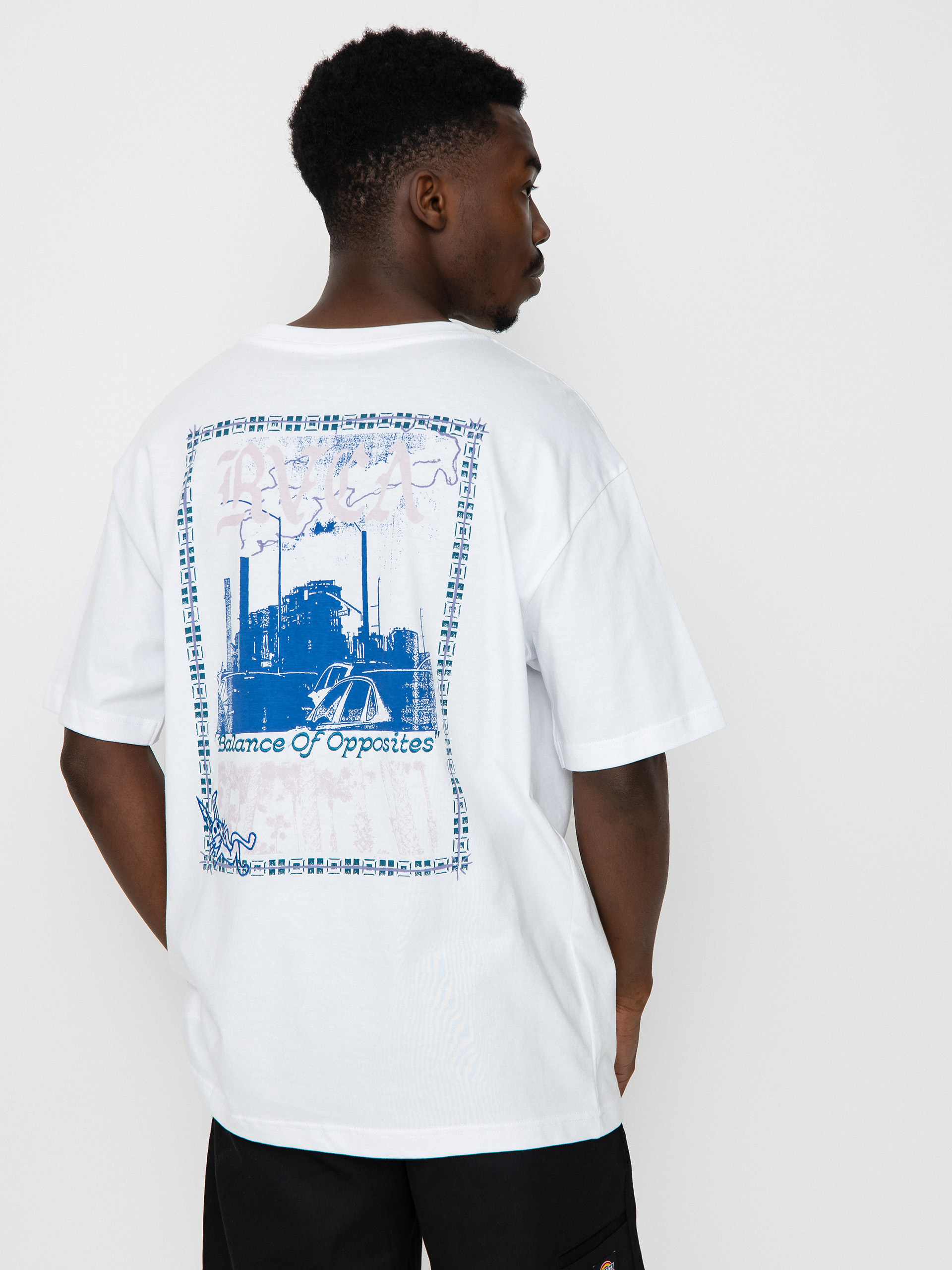 RVCA Balance Stacks póló (white)