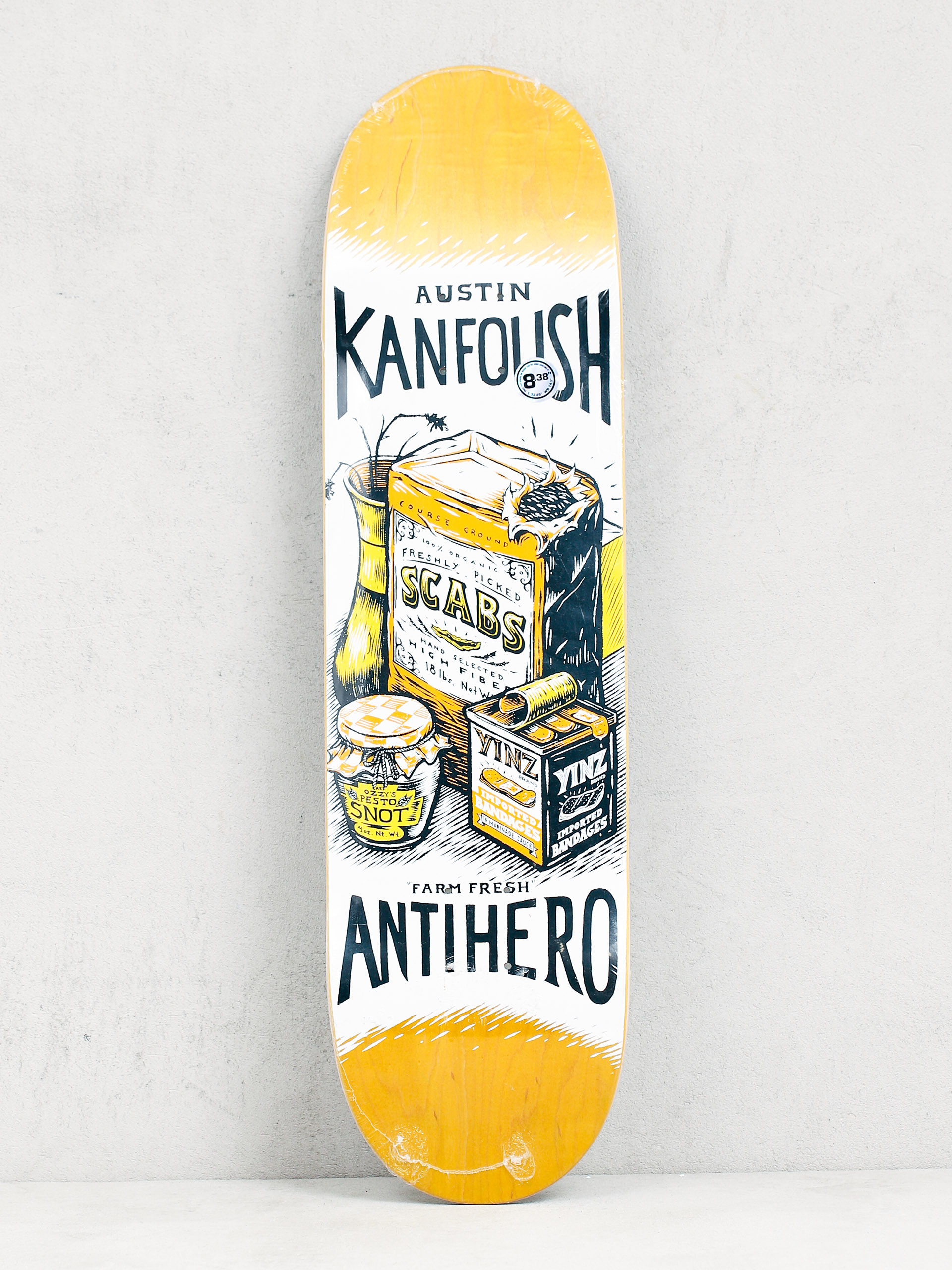Antihero Kanfoush Farm Fresh Gördeszka lap (yellow)