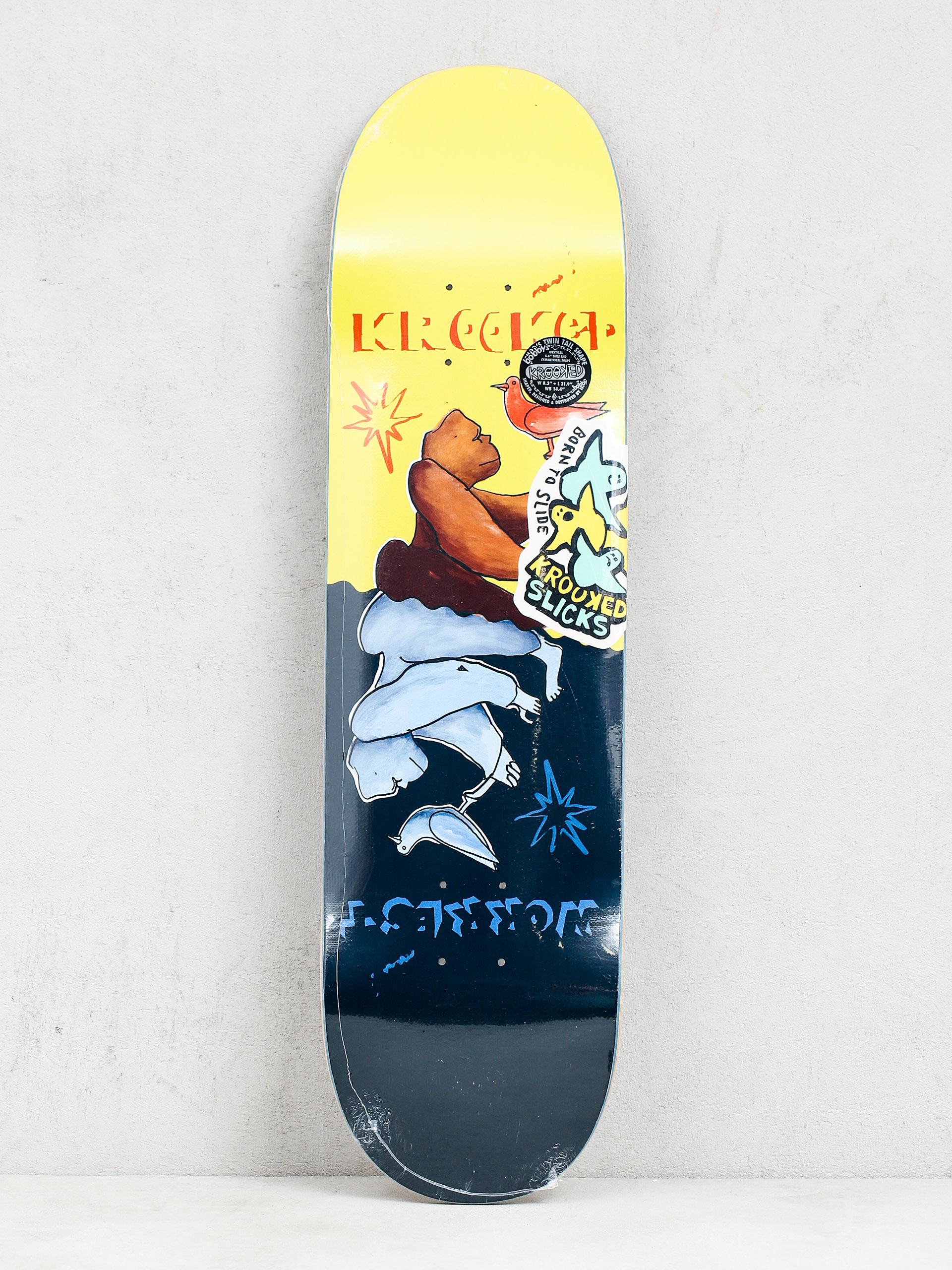 Krooked Worrest Gorilla Slk Gördeszka lap (yellow/dark navy)