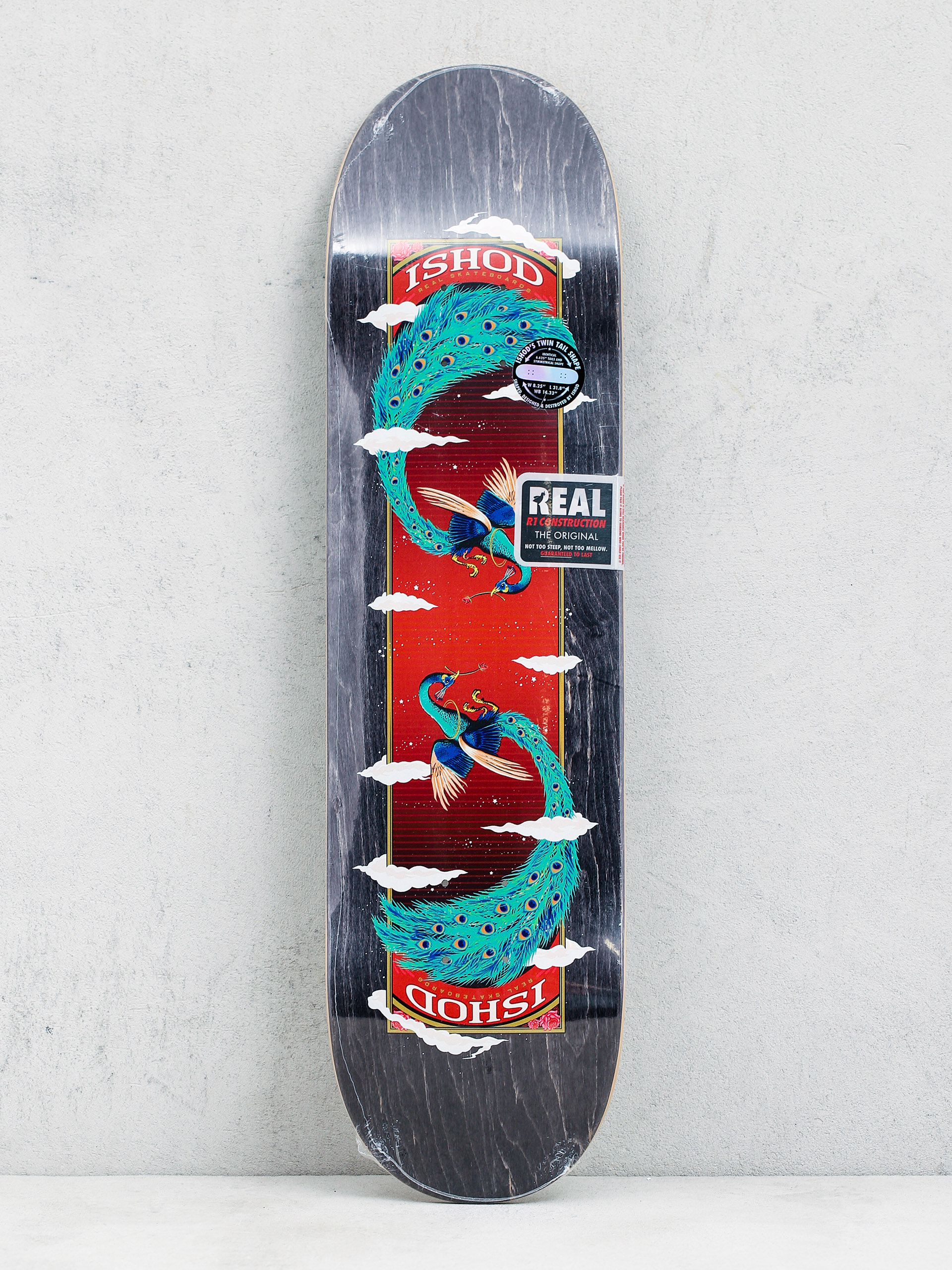 Real Ishod Feathers Tt Gördeszka lap (black/red)