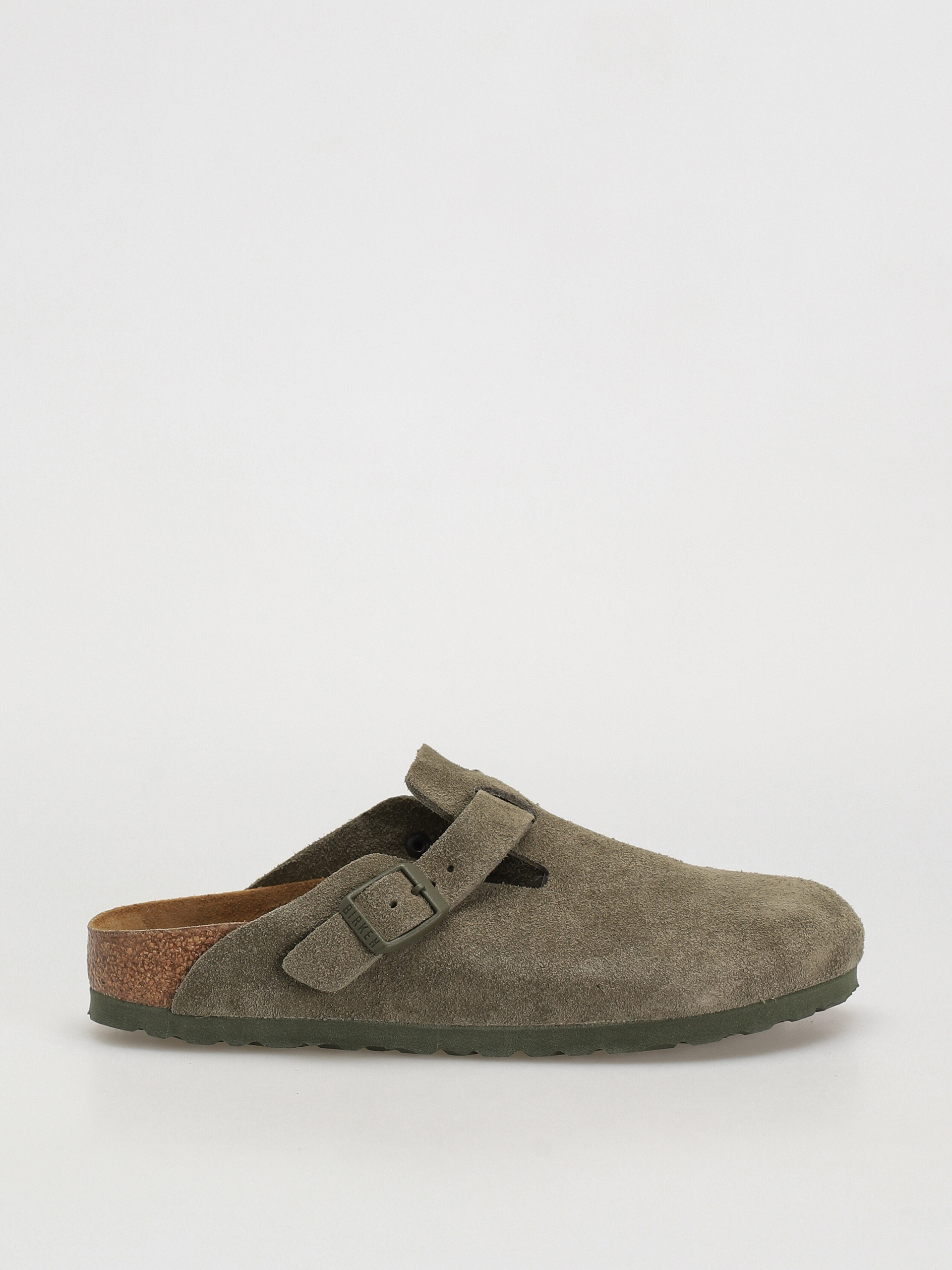 Birkenstock Boston Suede Narrow Flip-flop papucsok Wmn (modern suede thyme)