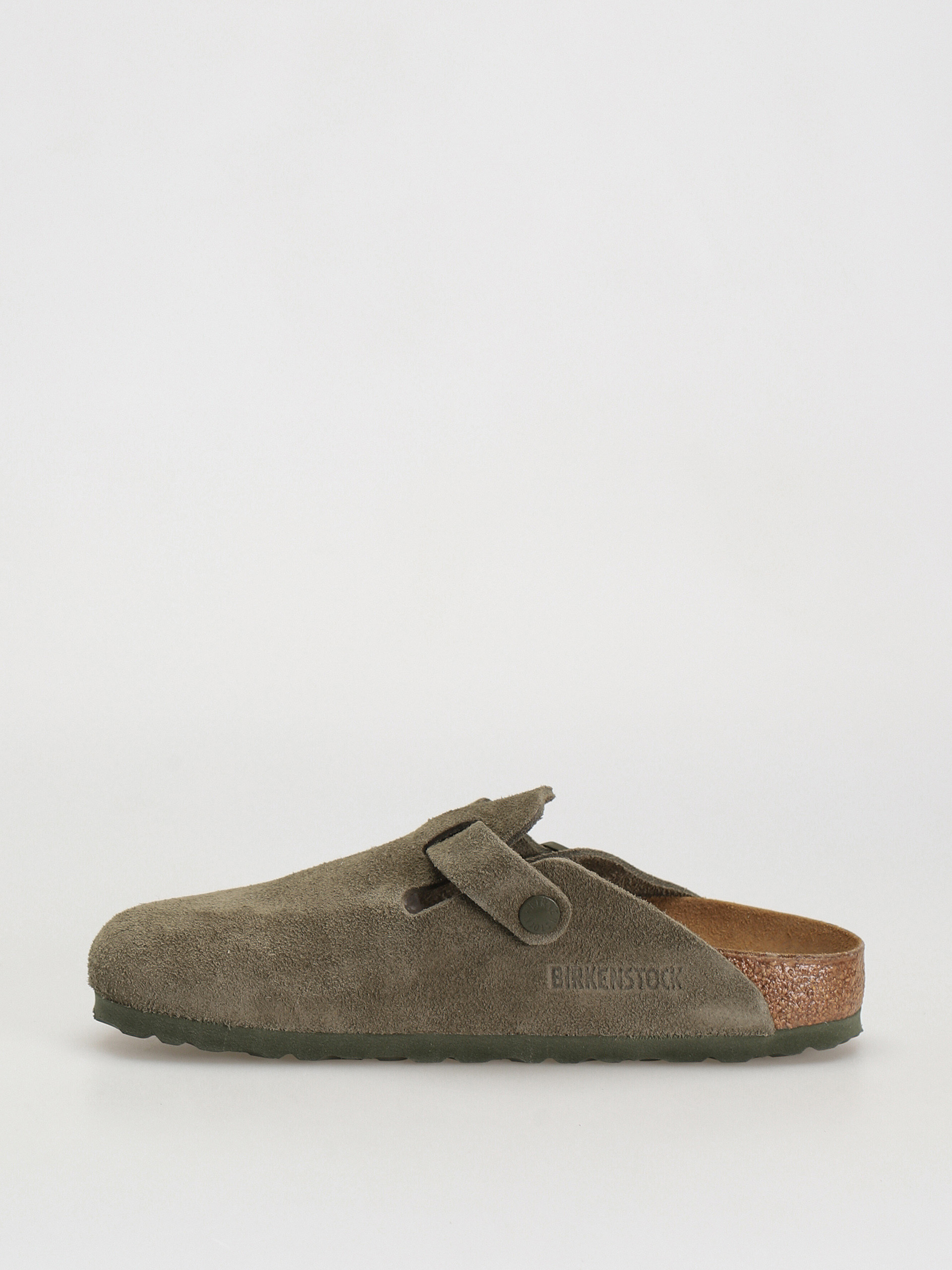 Birkenstock Boston Suede Narrow Flip-flop papucsok Wmn (modern suede thyme)