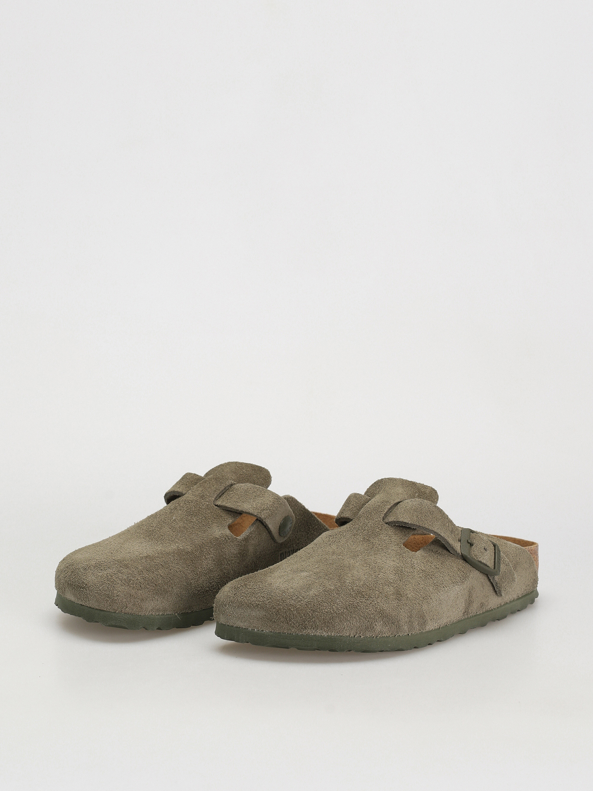 Birkenstock Boston Suede Narrow Flip-flop papucsok Wmn (modern suede thyme)
