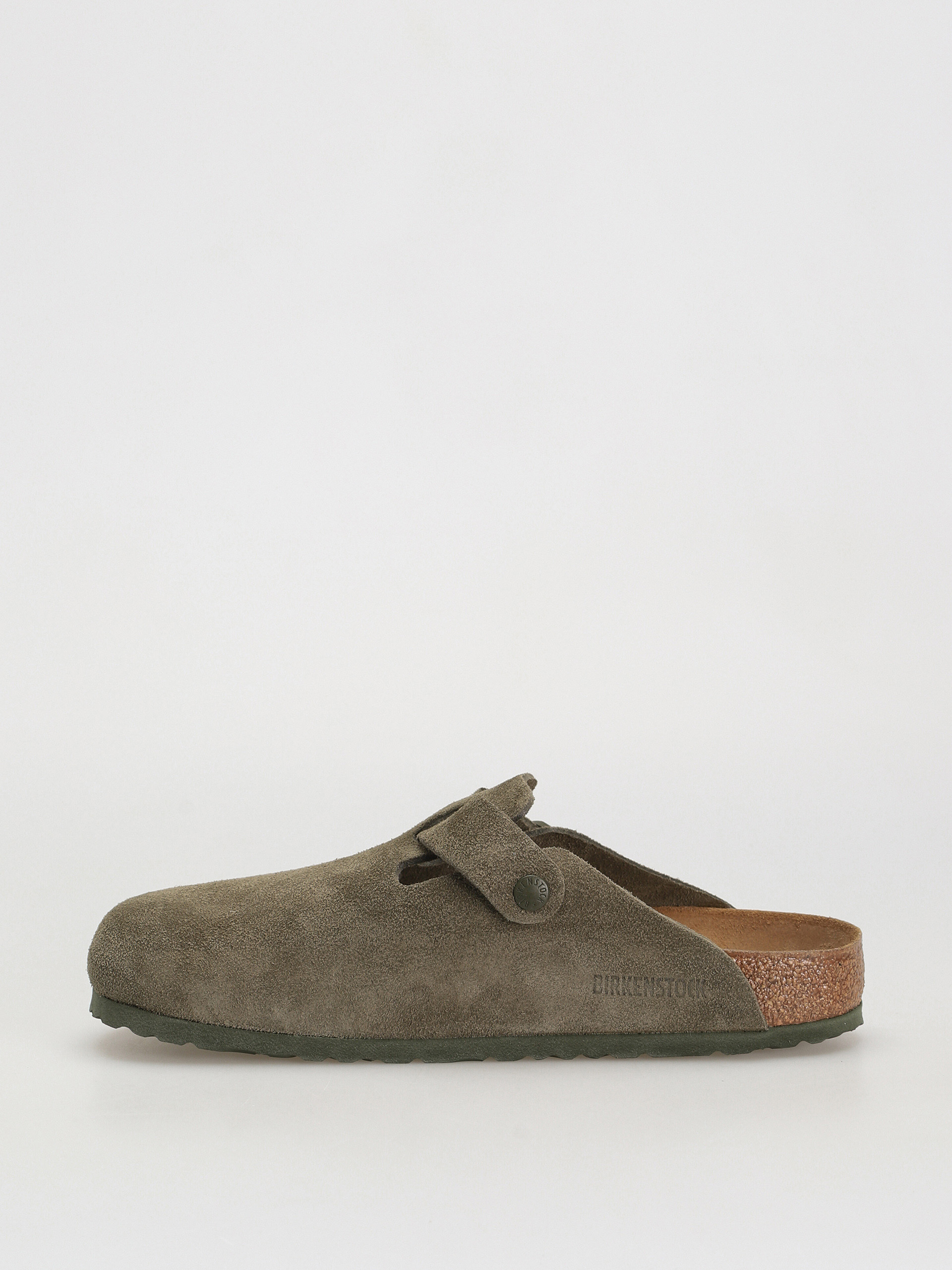 Birkenstock Boston Suede Regular Flip-flop papucsok (modern suede thyme)