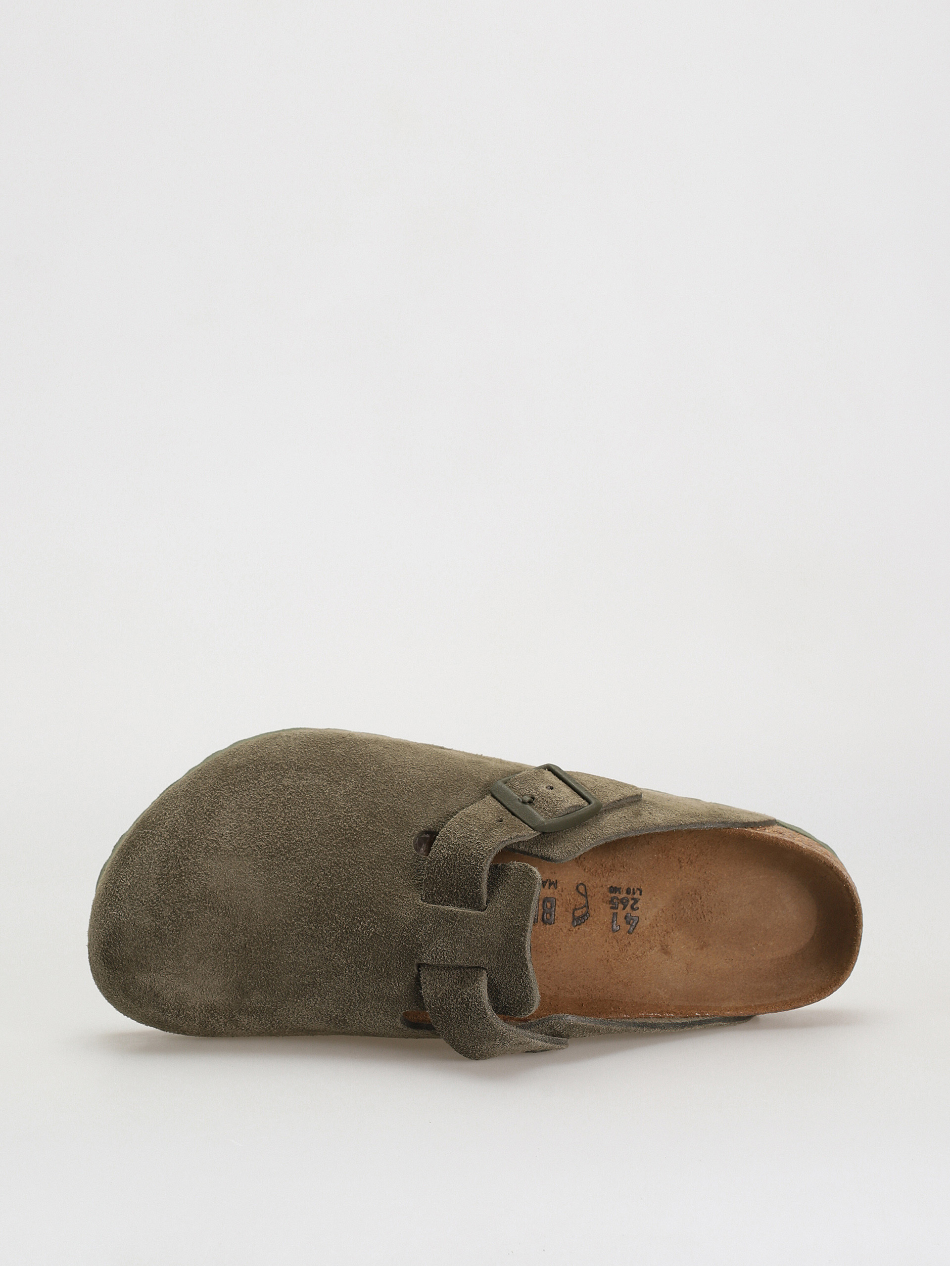 Birkenstock Boston Suede Regular Flip-flop papucsok (modern suede thyme)