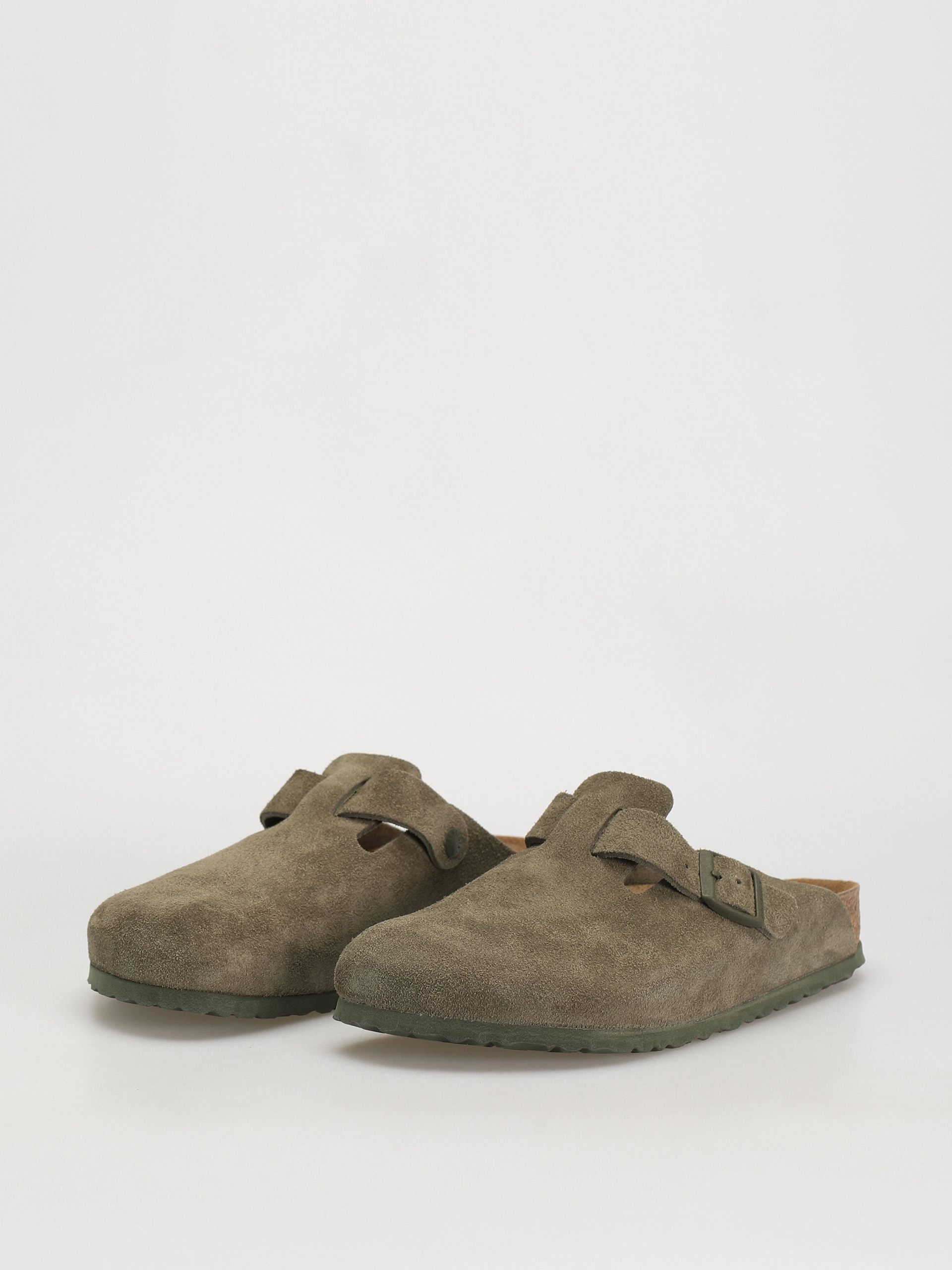 Birkenstock Boston Suede Regular Flip-flop papucsok (modern suede thyme)