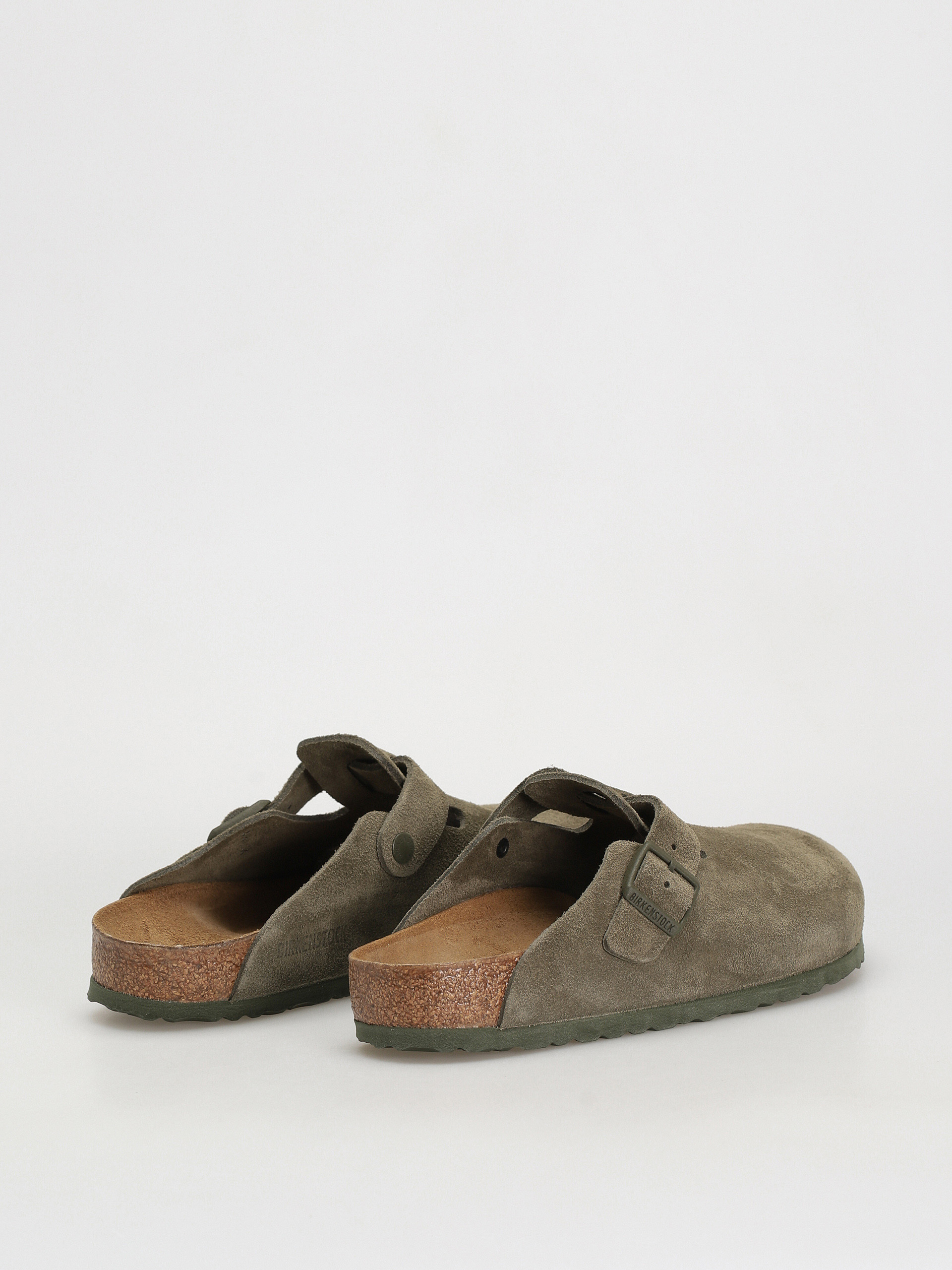 Birkenstock Boston Suede Regular Flip-flop papucsok (modern suede thyme)