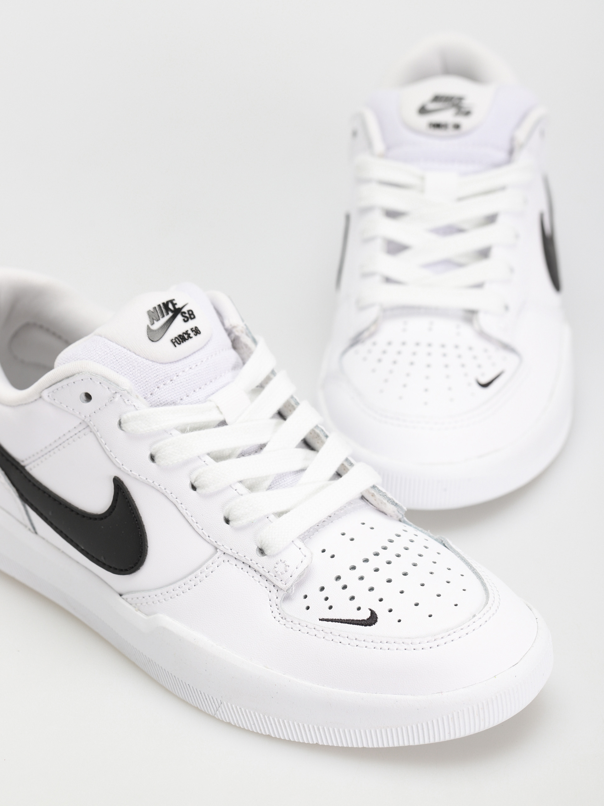 Nike SB Force 58 Premium Cipők (white/black white white)