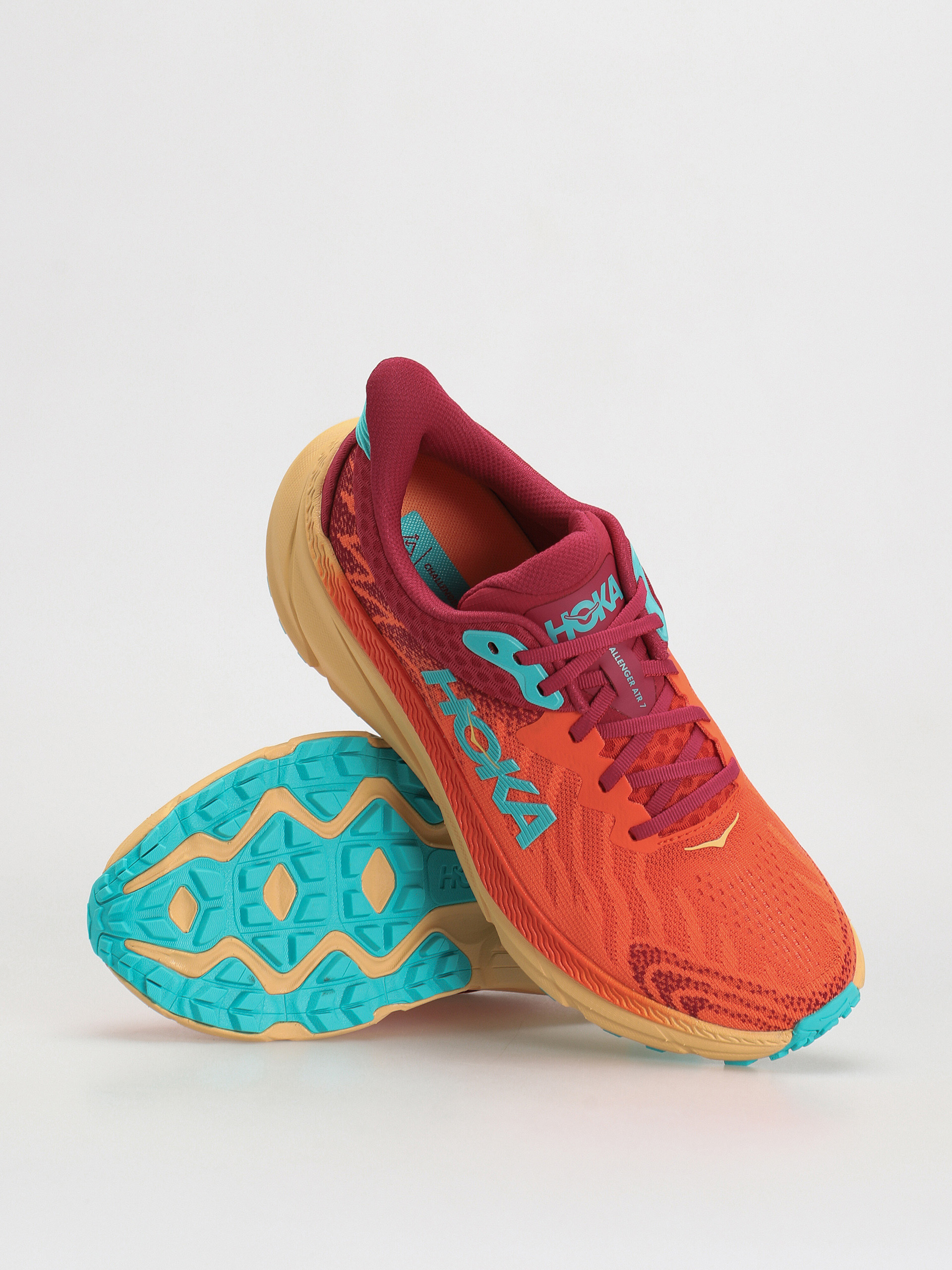 Hoka Challenger Atr 7 Cipők (flame/cherries jubilee)