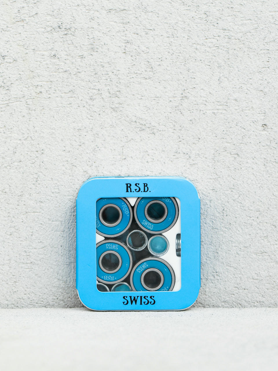 Rock Star Bearings 8 Pack Metal Swiss Bearings Csapágy (silver/blue)