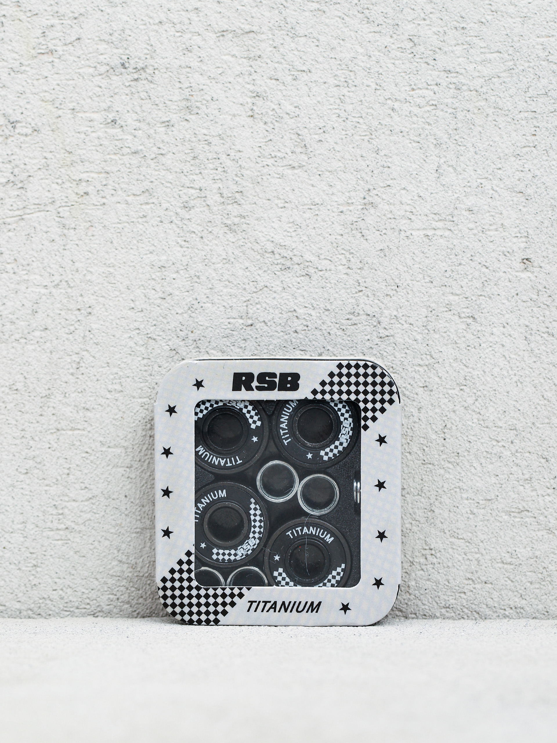 Rock Star Bearings 8 Pack Titanium Bearings Csapágy (black)