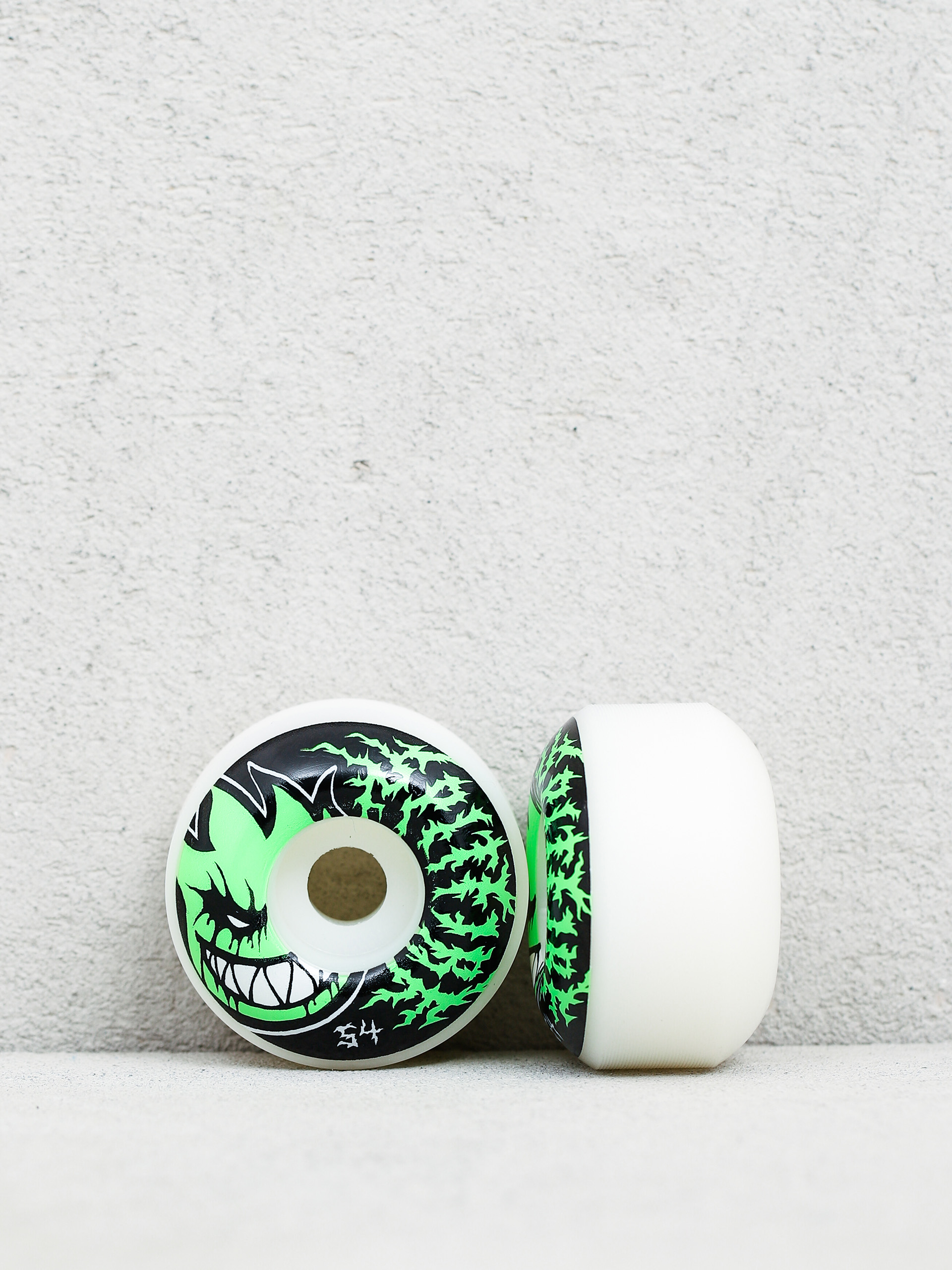 Spitfire F4 99D Deathmask Bighead Gördeszka kerék (white/green)