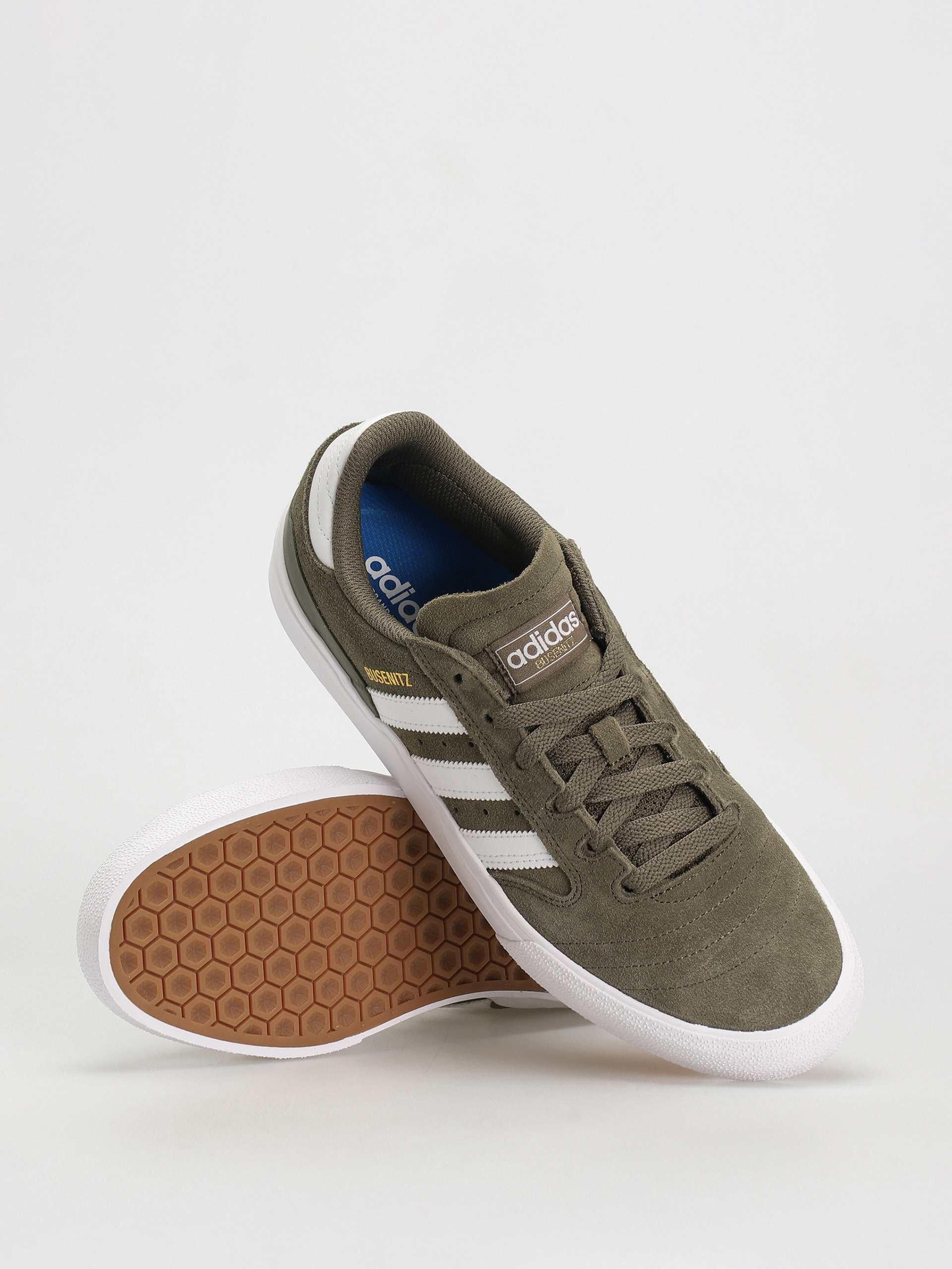adidas Busenitz Vulc II Cipők (olistr/ftwwht/goldmt)