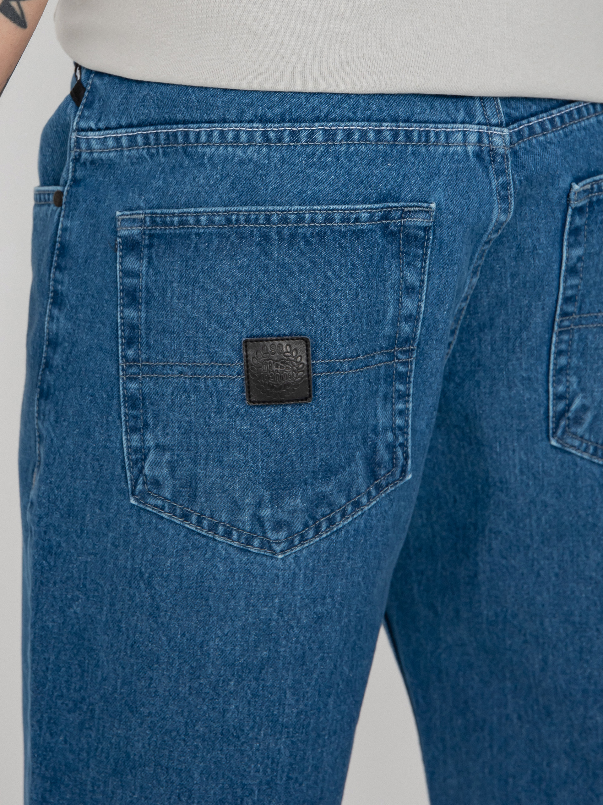 MassDnm Base Jeans Rövidnadrág (blue)