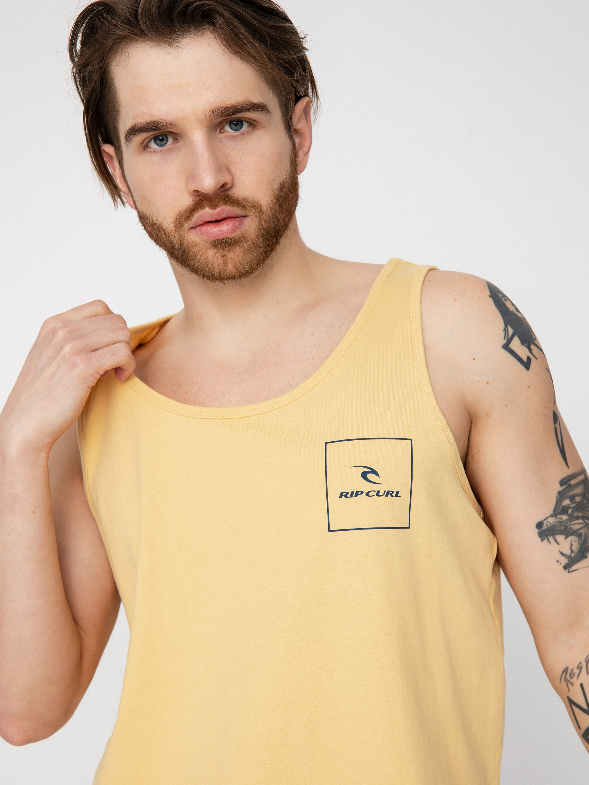 Rip Curl Corp Icon póló (washed yellow)