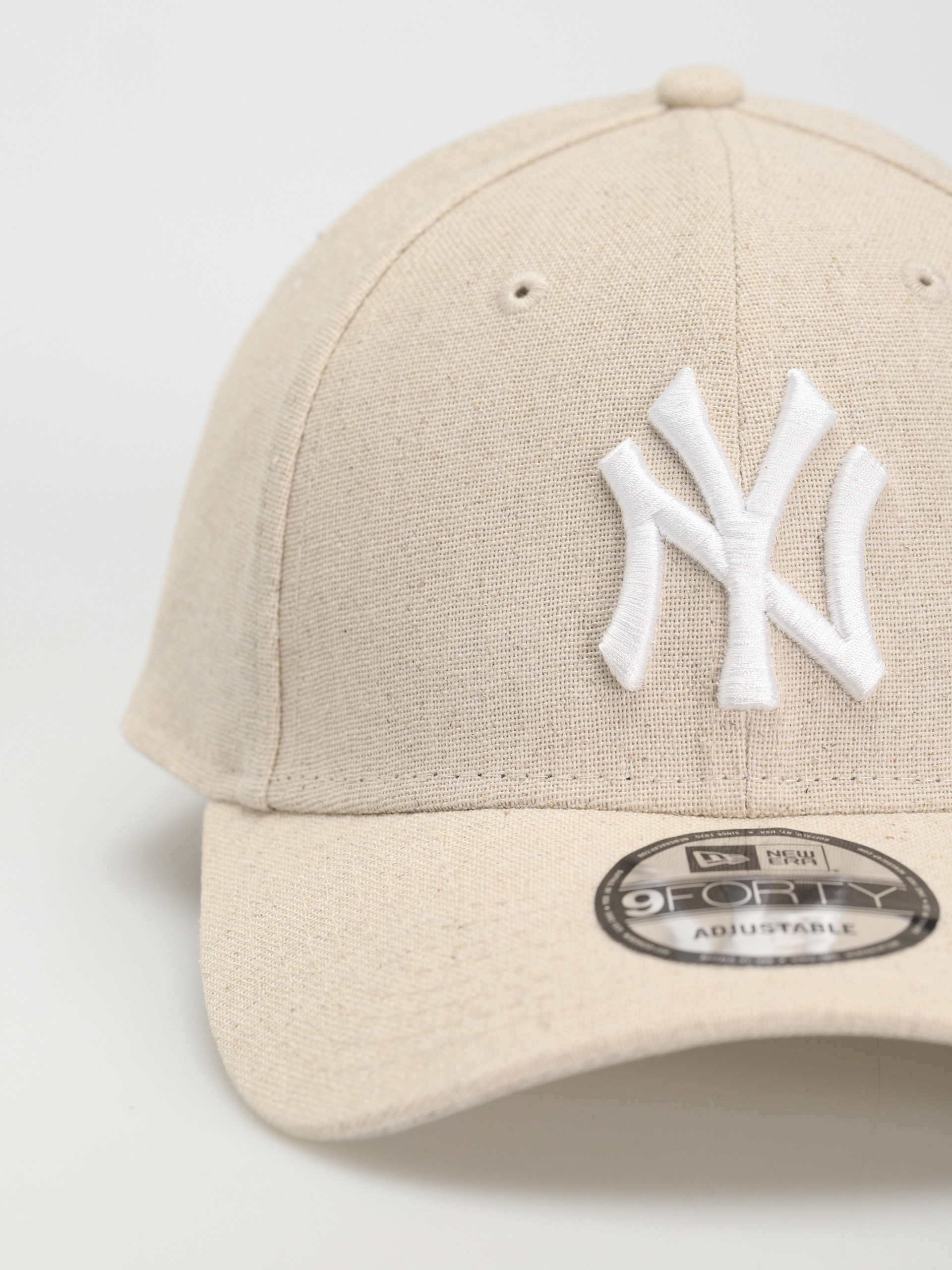 New Era Linen 9Forty New York Yankees Baseball sapka (stone/white)