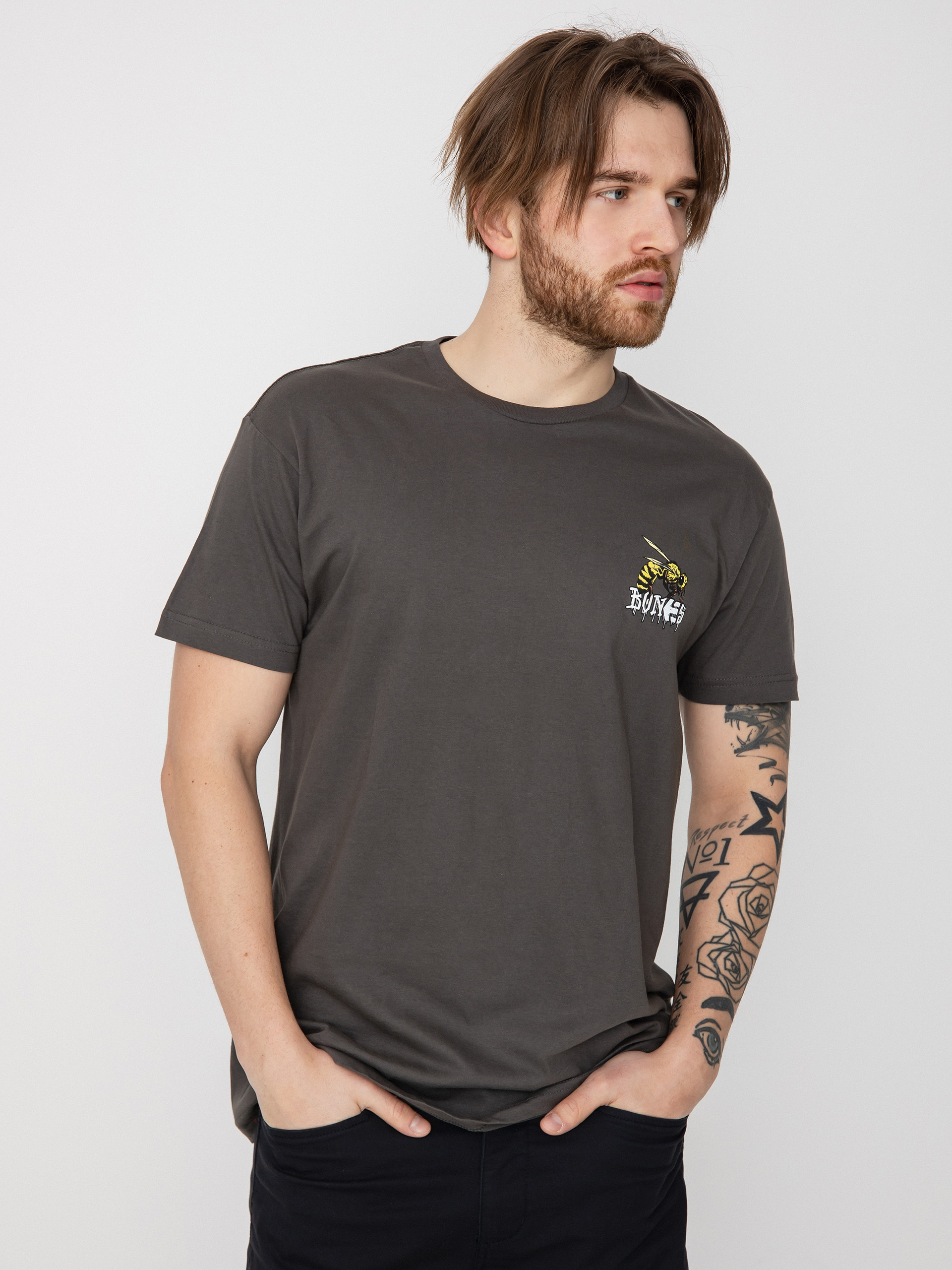 Etnies Bones Mcclung póló (charcoal)