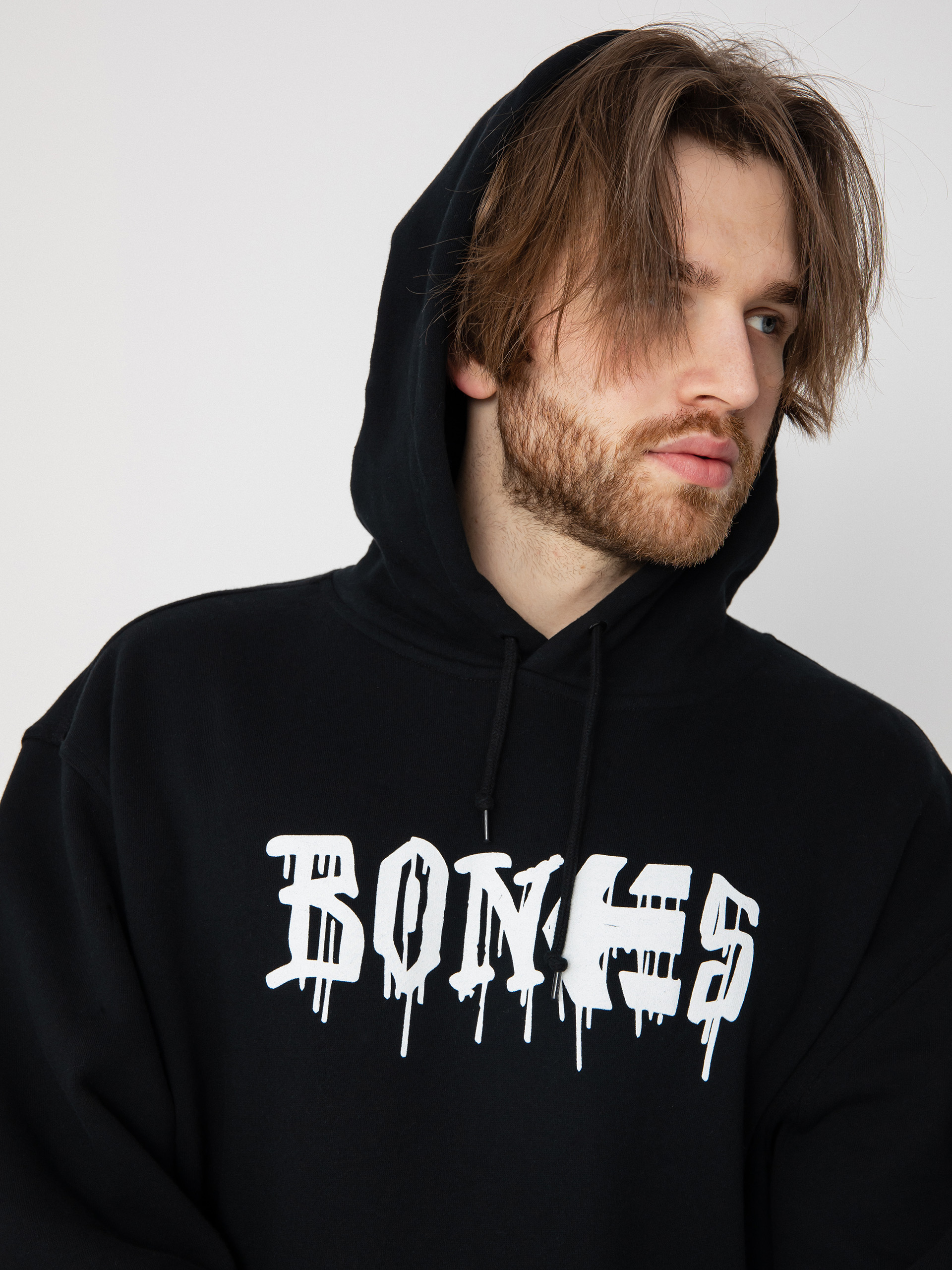 Etnies Bones HD Kapucnis pulóver (black)