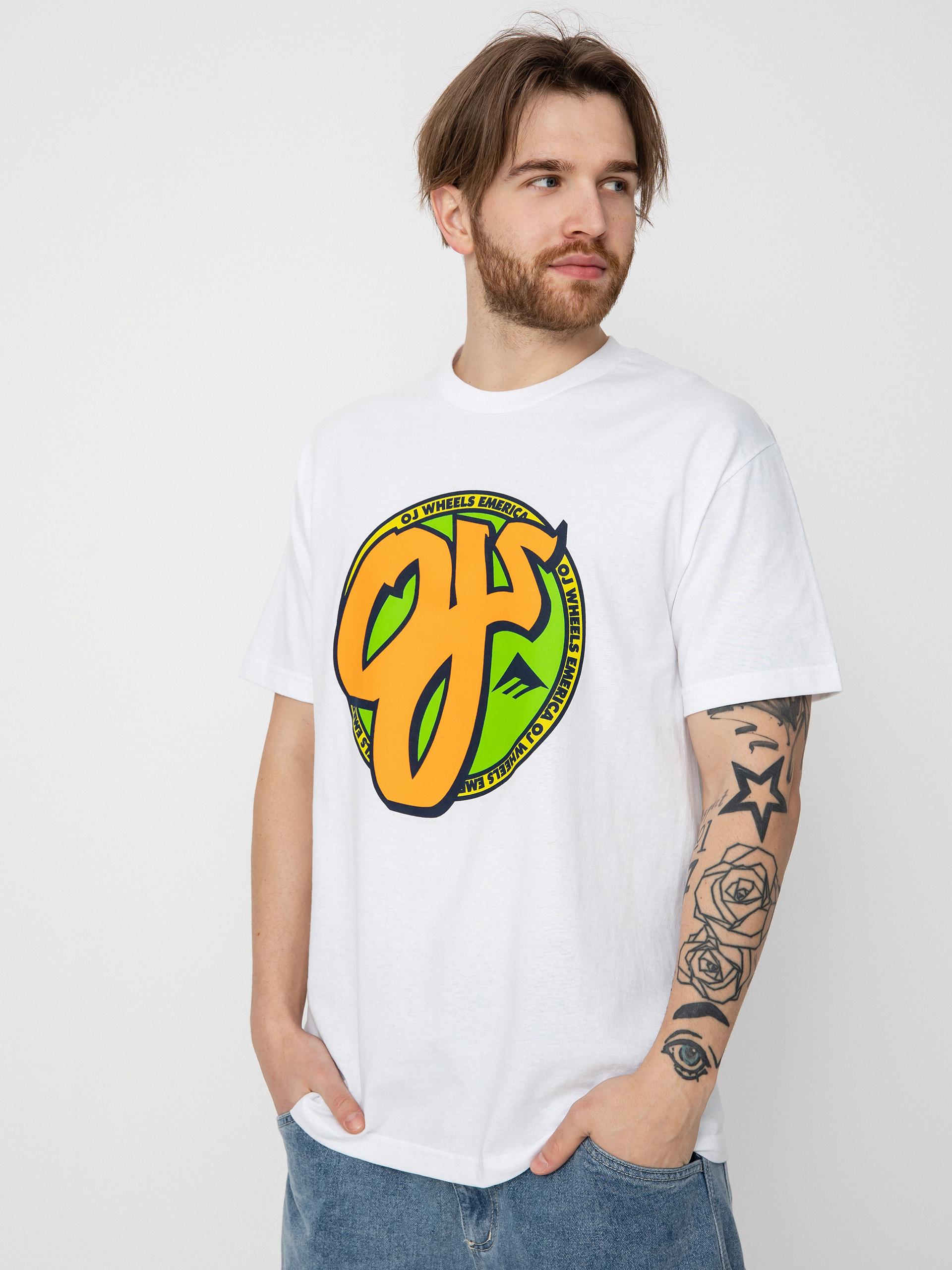 Emerica Oj Circle póló (white)