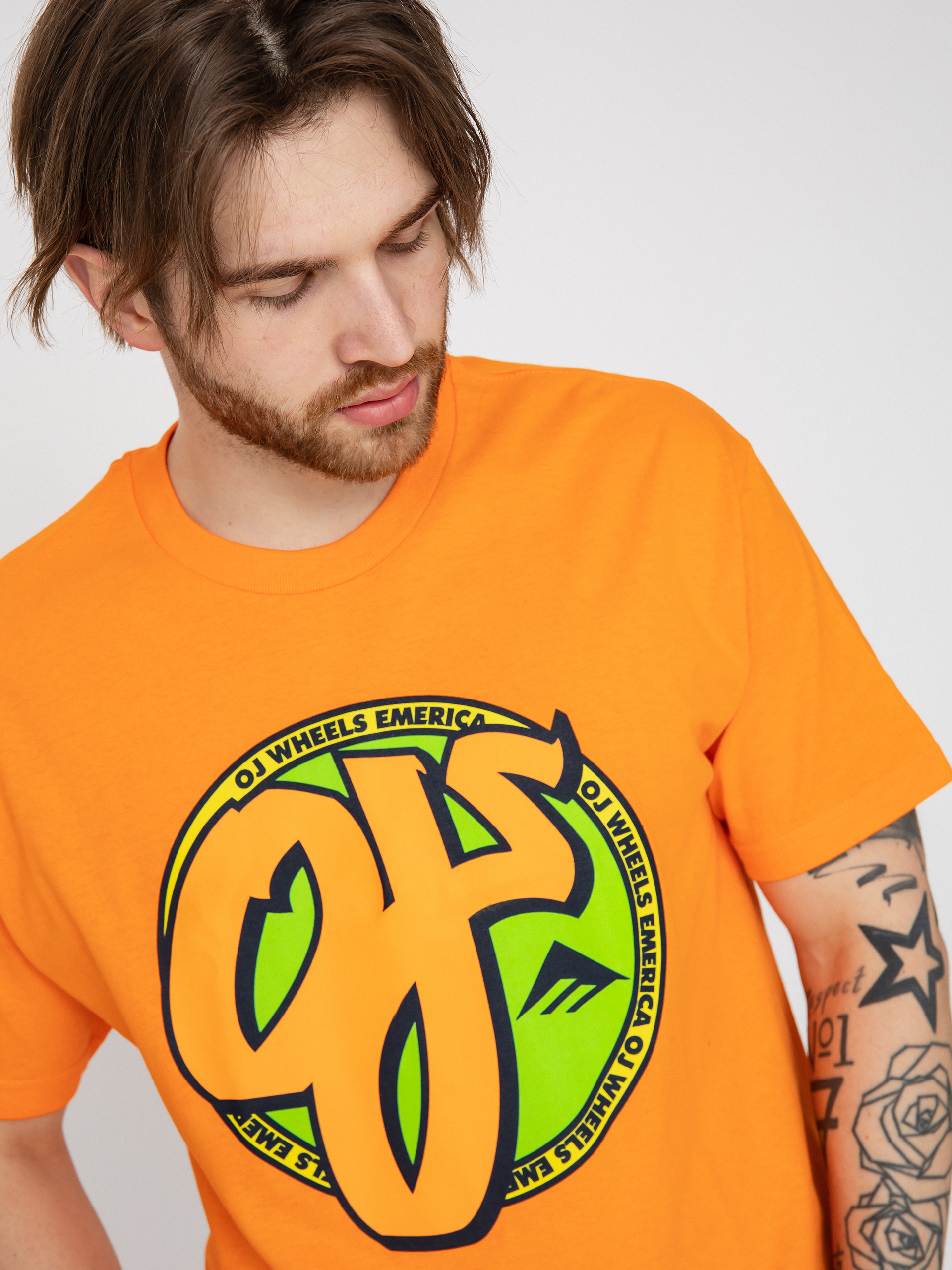 Emerica Oj Circle póló (orange)