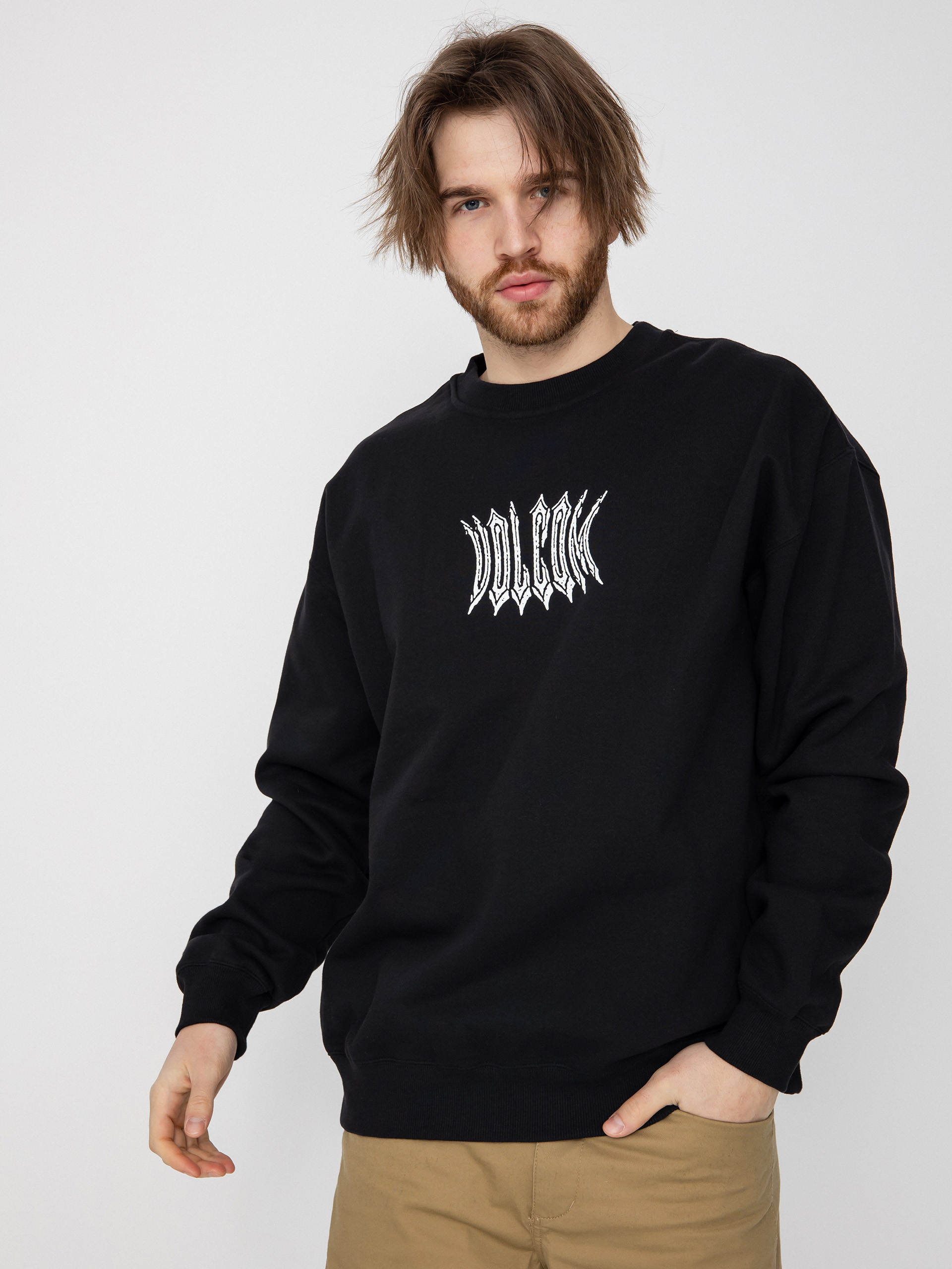 Volcom Skate Vitals Crew Pulóver (black)