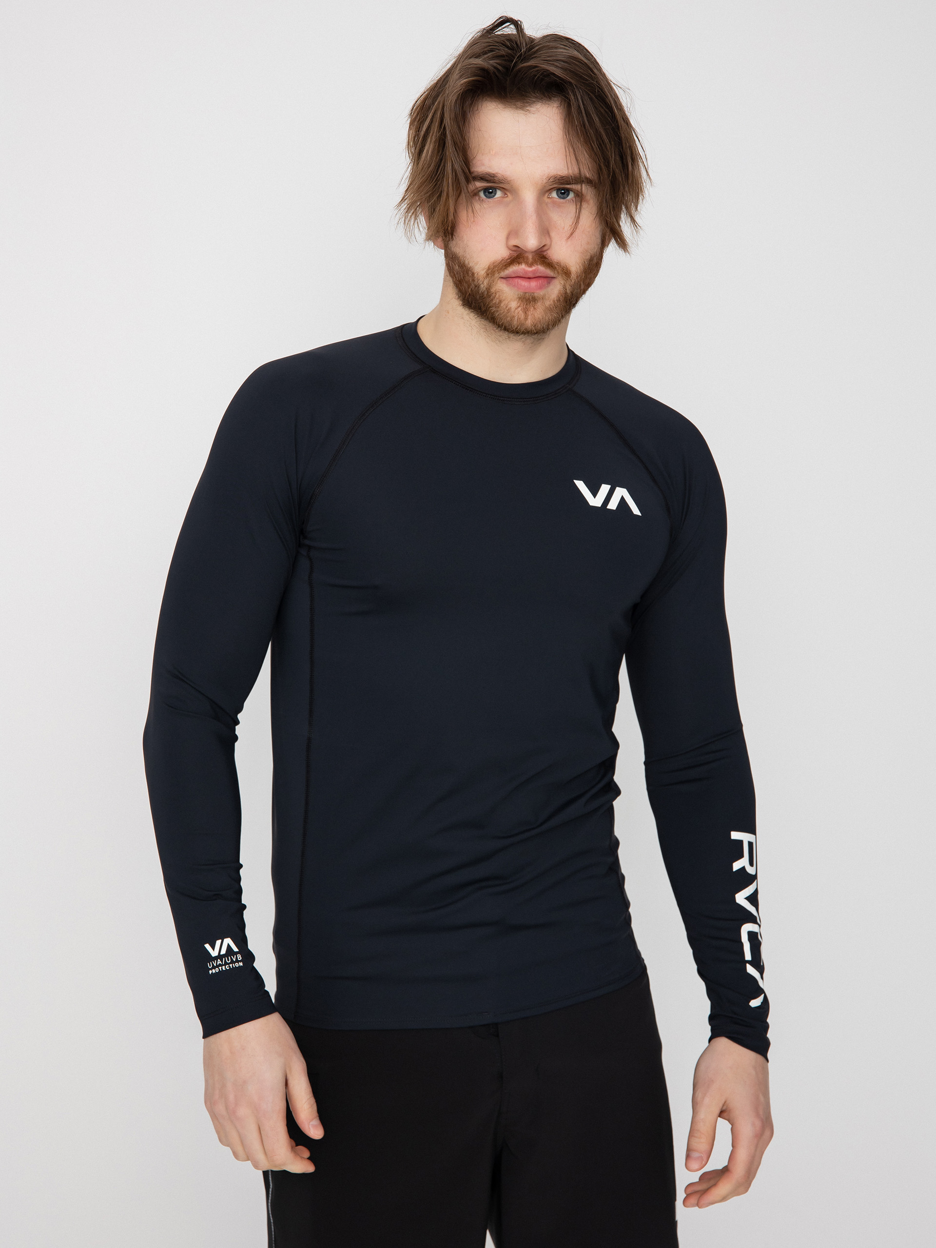 RVCA Rvca Rashguard Hosszú ujjú felső (black)