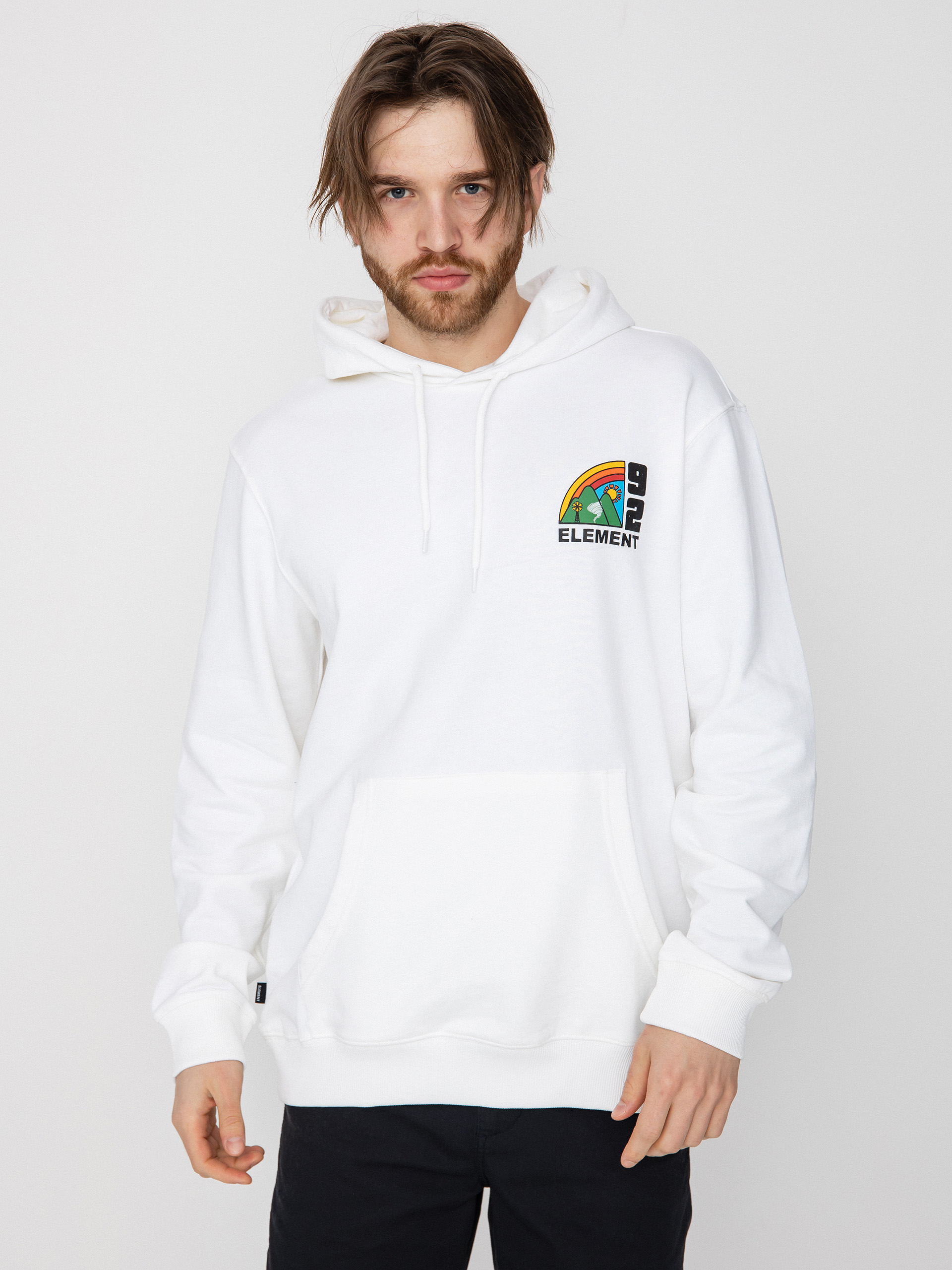 Element Farm HD Kapucnis pulóver (optic white)