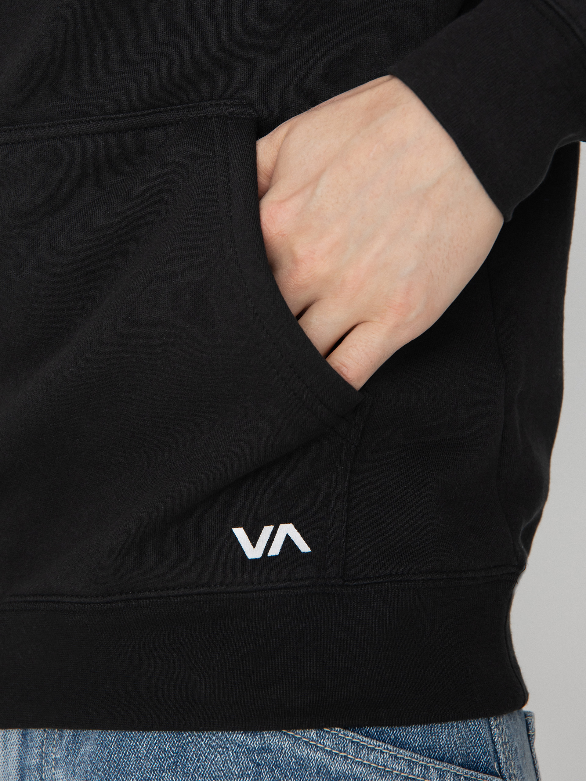 RVCA Big Rvca HD Kapucnis pulóver (black)