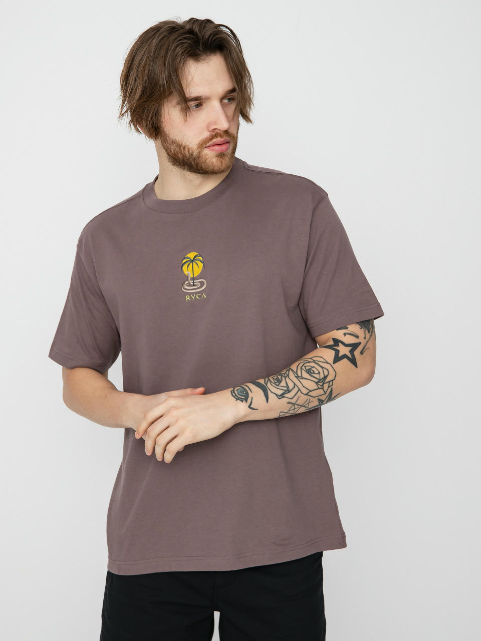 RVCA Small Cobra póló (dark plum)