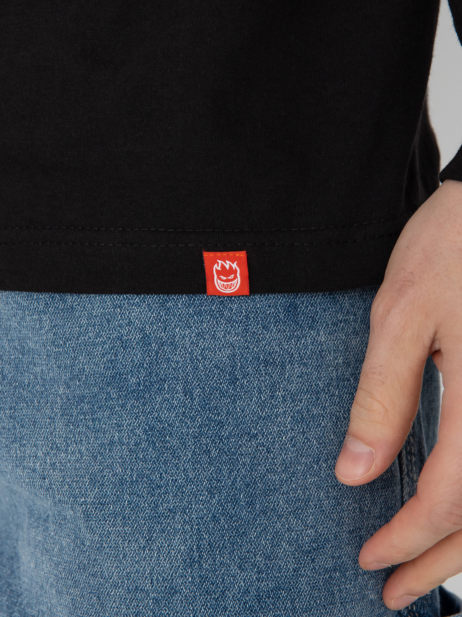 Spitfire Bighead Fl Hosszú ujjú felső (black/gold/red)