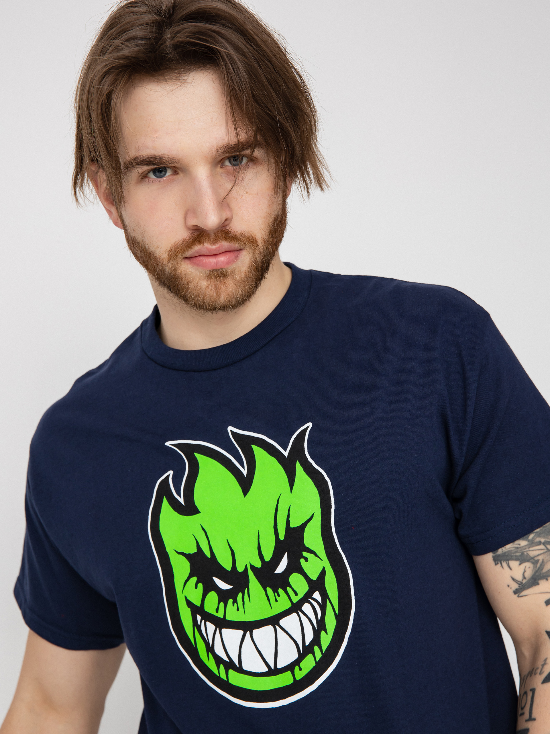 Spitfire Deathmask póló (navy)