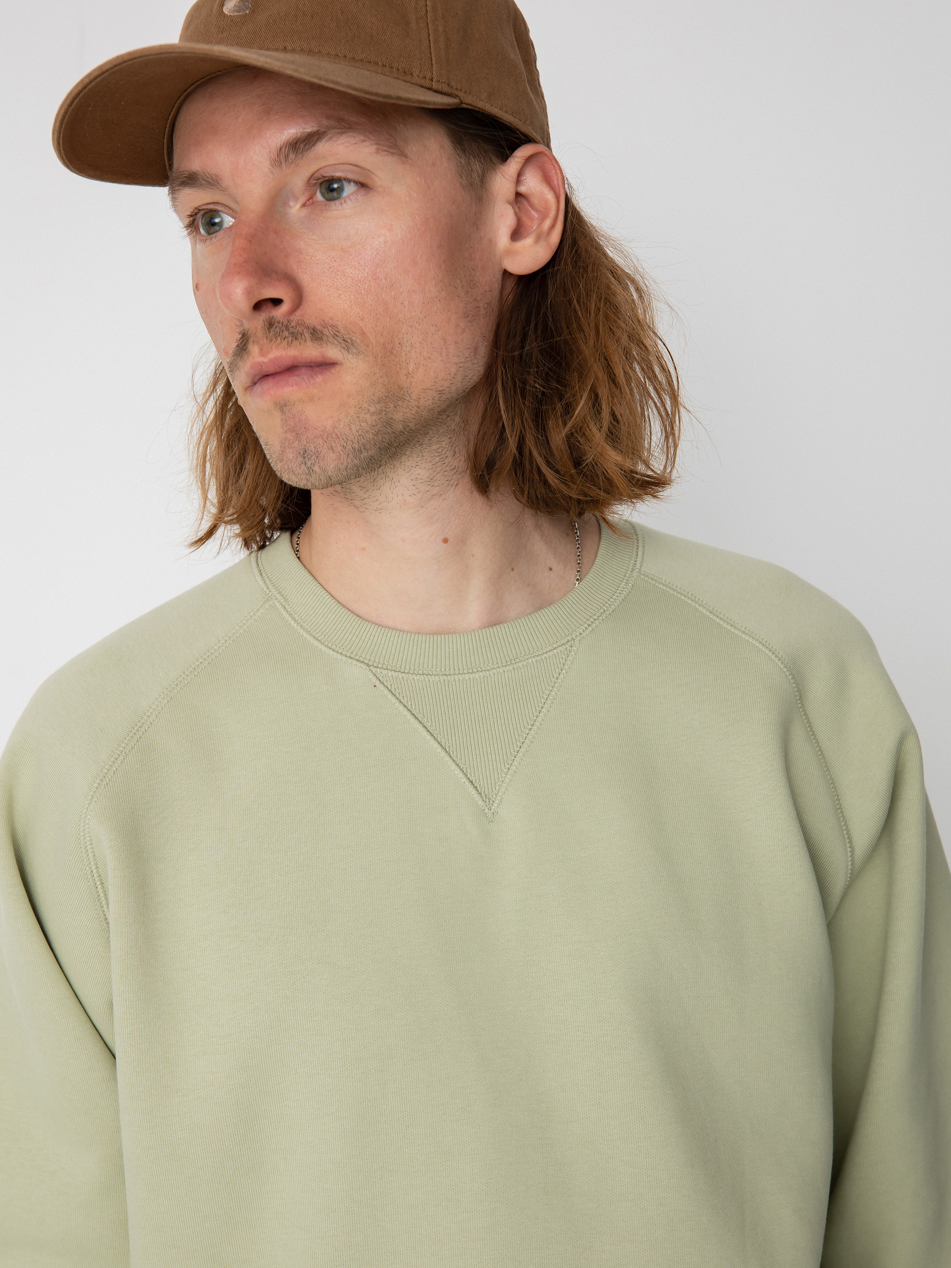 Carhartt WIP Chase Pulóver (agave/gold)