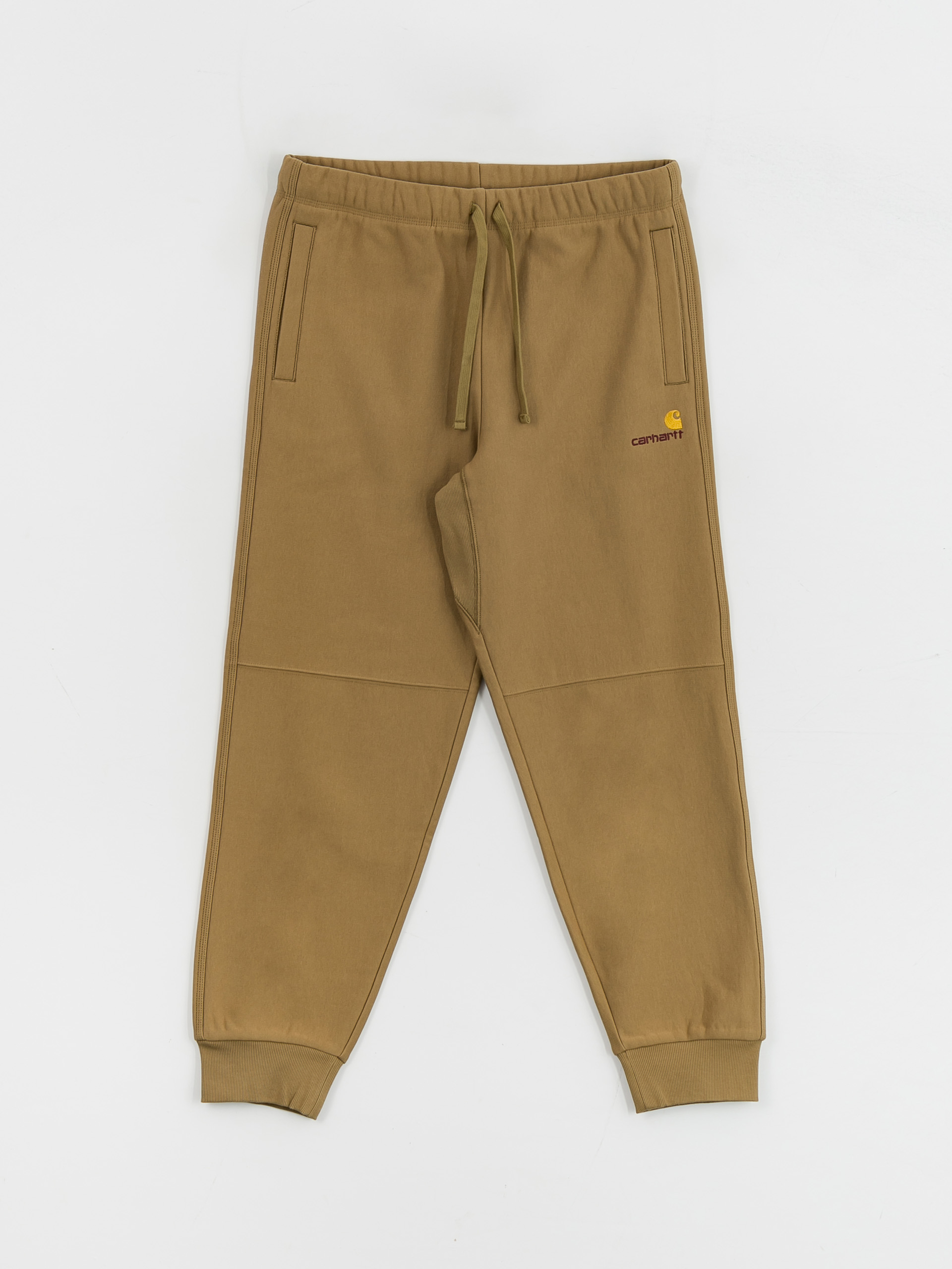 Carhartt WIP American Script Jogging Kisnadrág (larch)