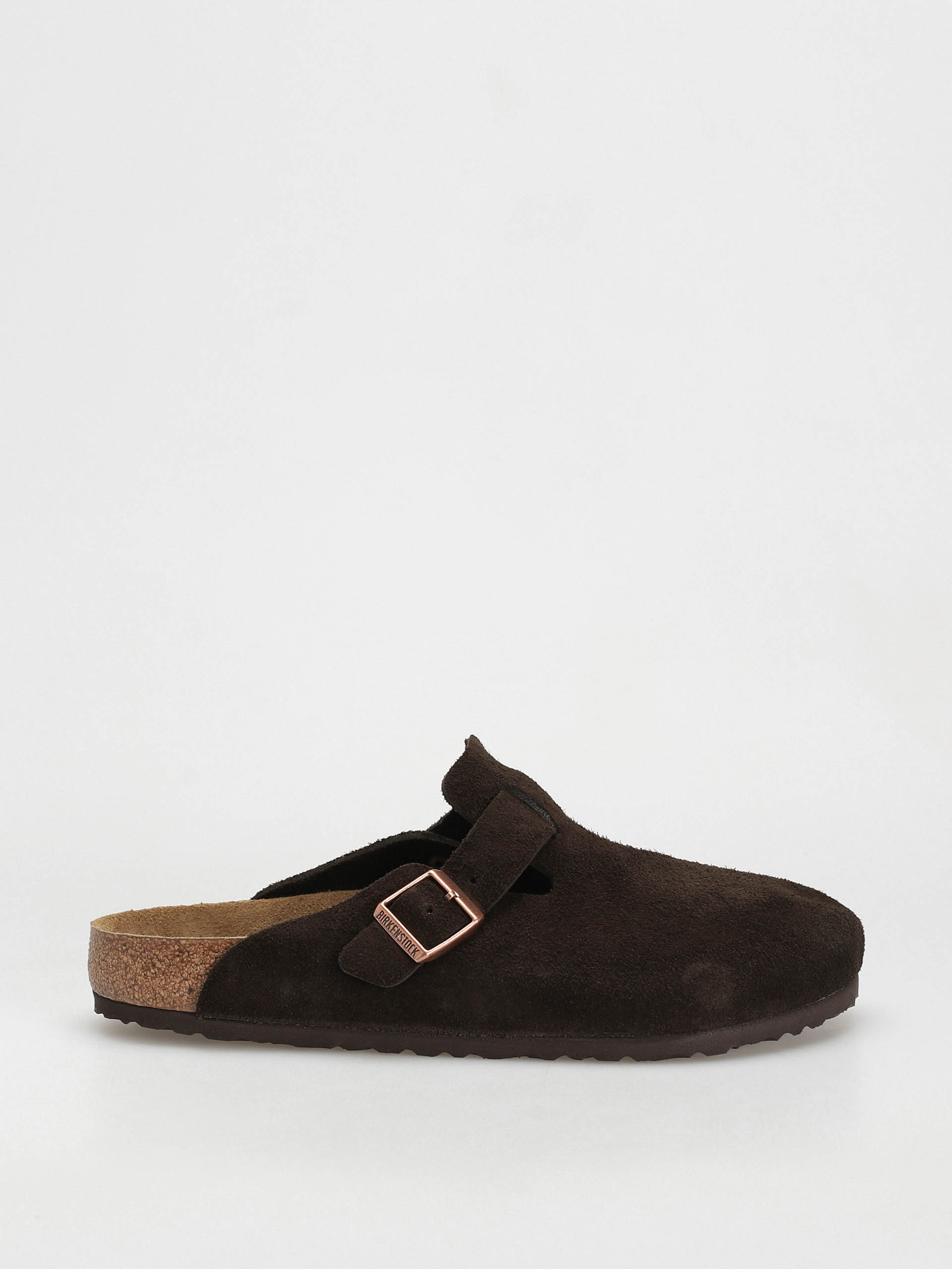 Birkenstock Boston Suede Regular Flip-flop papucsok (mocha)