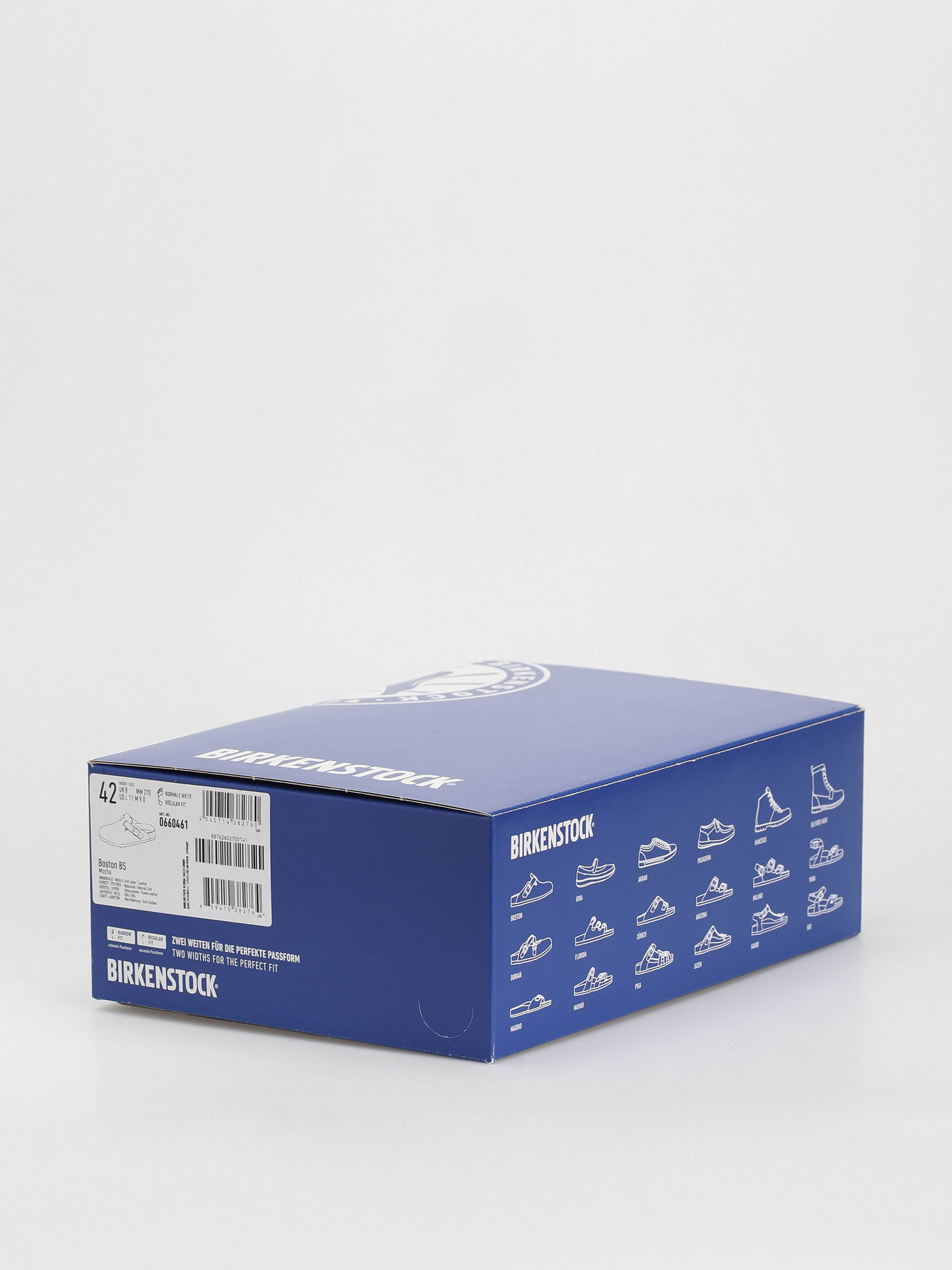 Birkenstock Boston Suede Regular Flip-flop papucsok (mocha)