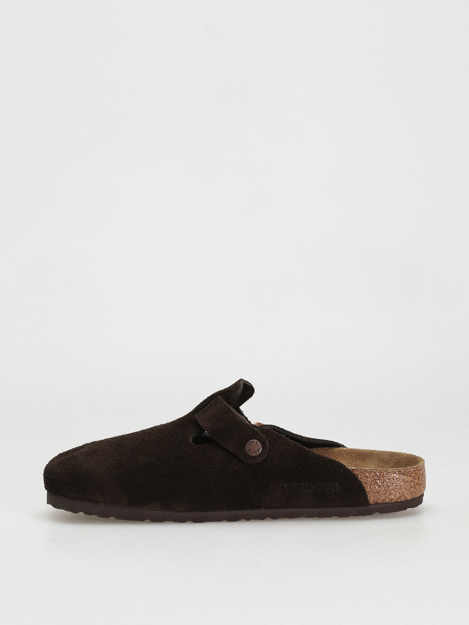 Birkenstock Boston Suede Regular Flip-flop papucsok (mocha)