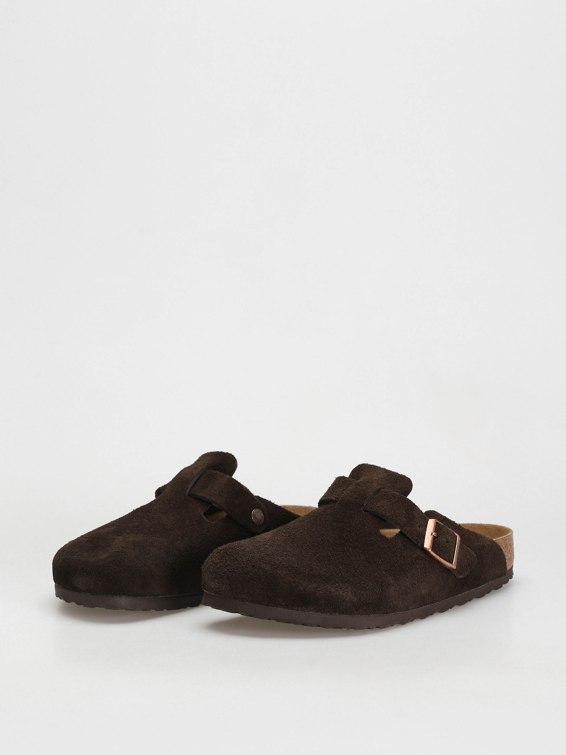 Birkenstock Boston Suede Regular Flip-flop papucsok (mocha)