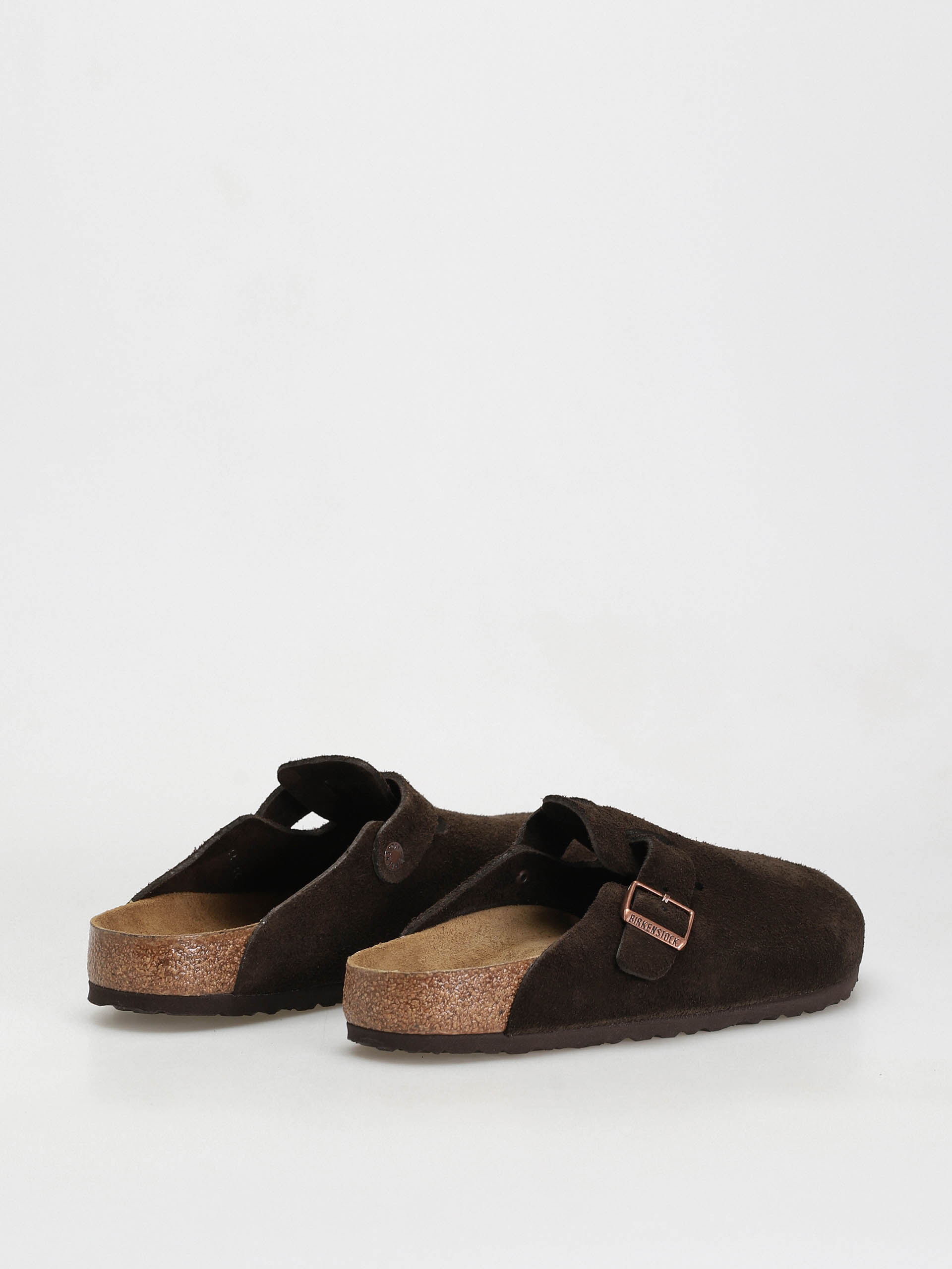 Birkenstock Boston Suede Regular Flip-flop papucsok (mocha)