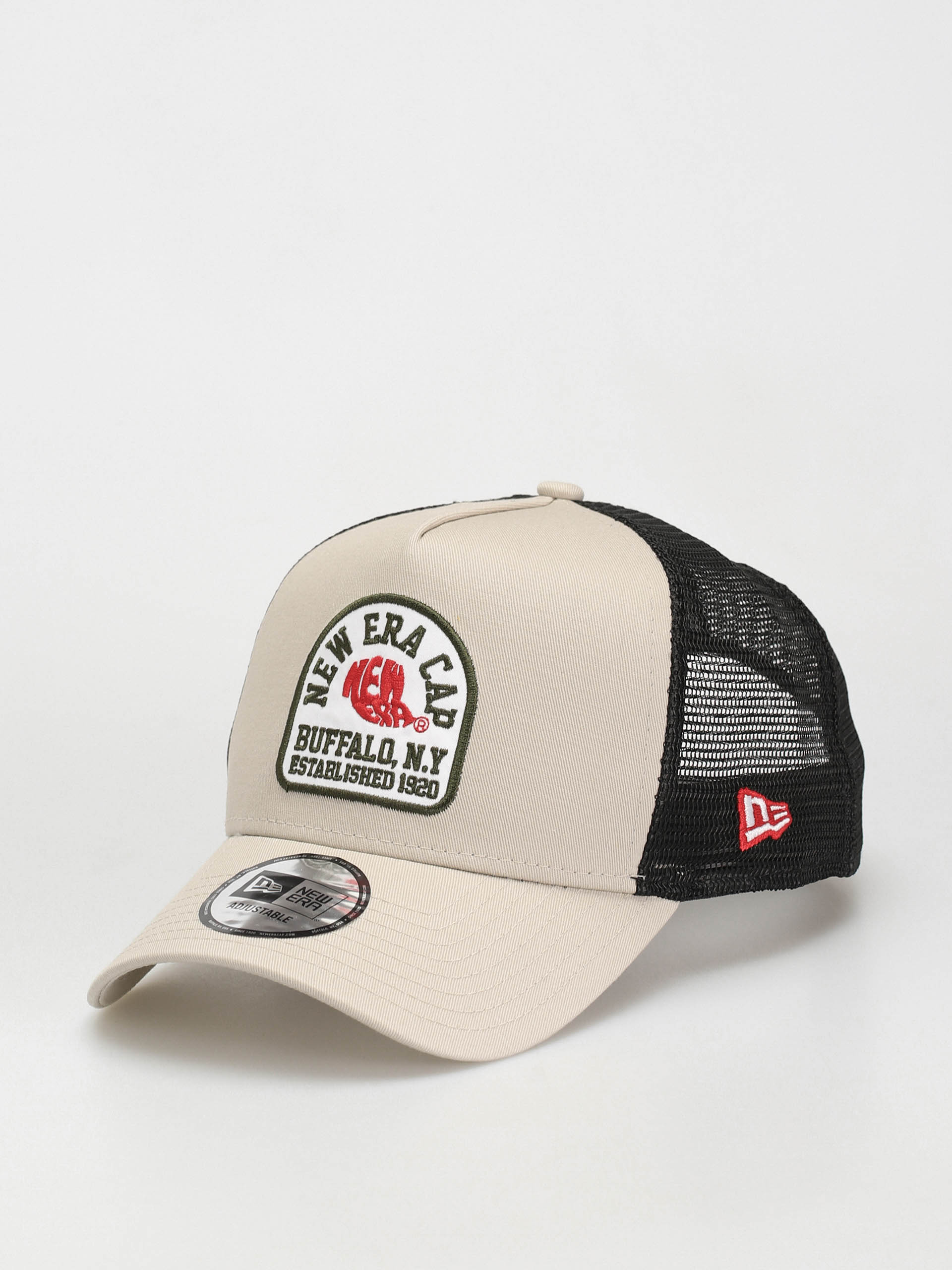 New Era State Patch Trucker Baseball sapka (stone)