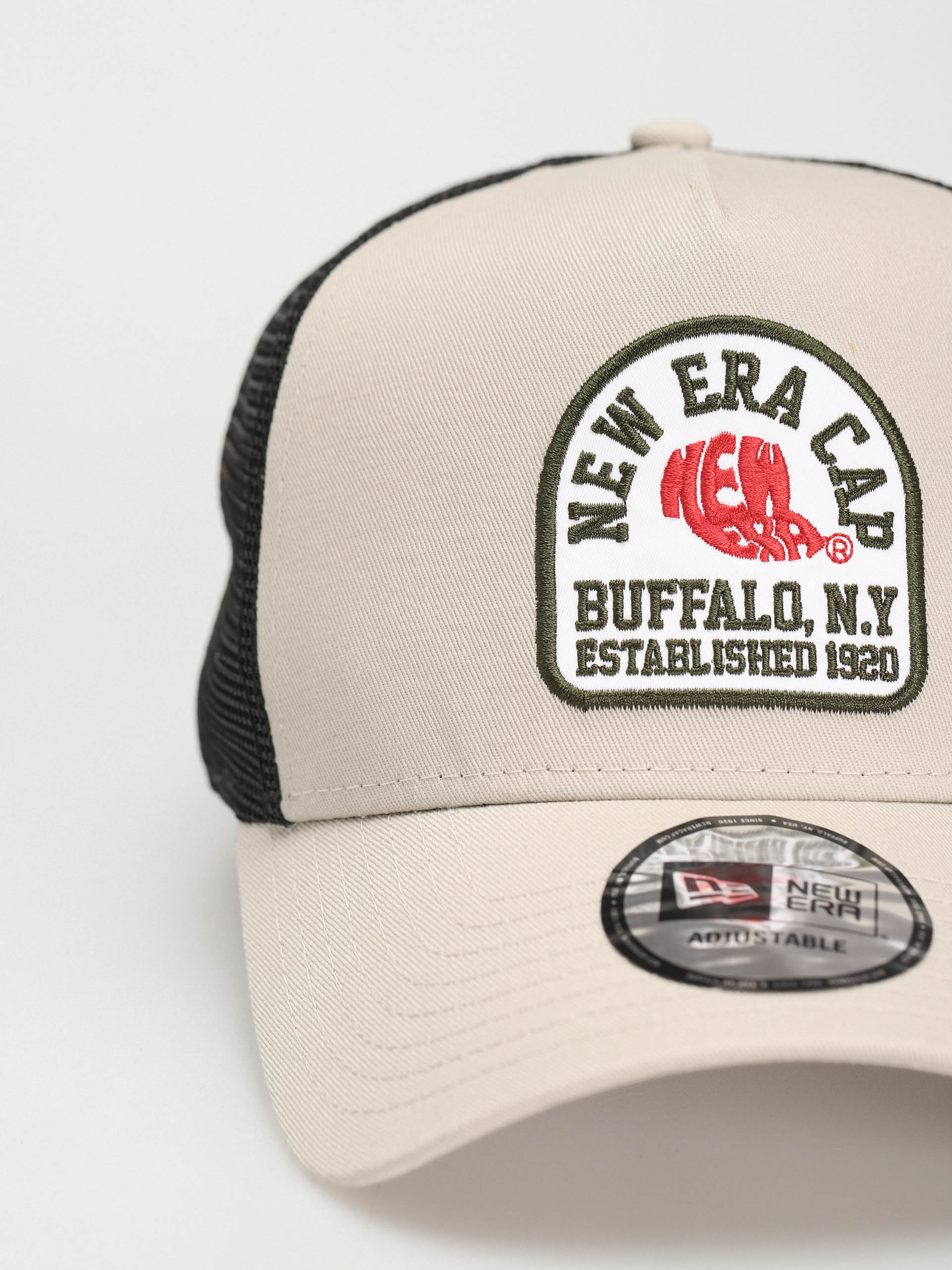 New Era State Patch Trucker Baseball sapka (stone)