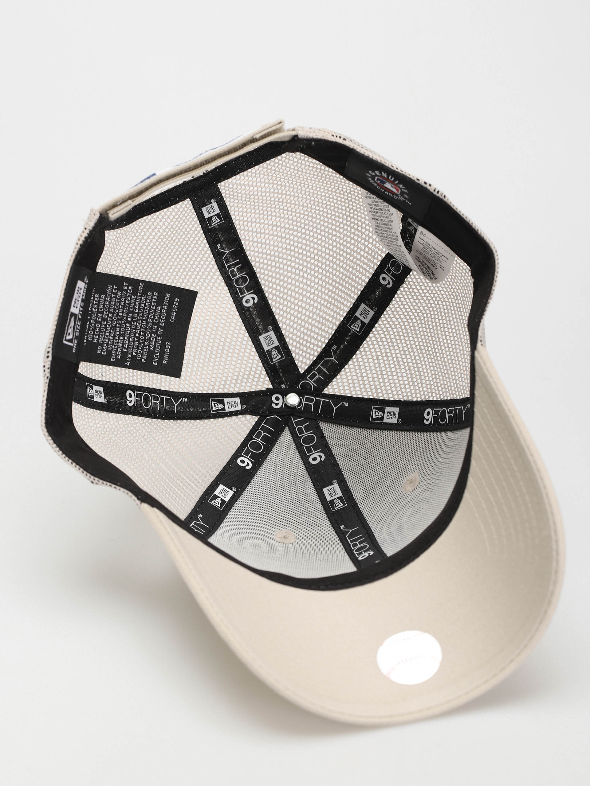 New Era Home Field 9Forty Los Angeles Dodgers Baseball sapka (stone/black)