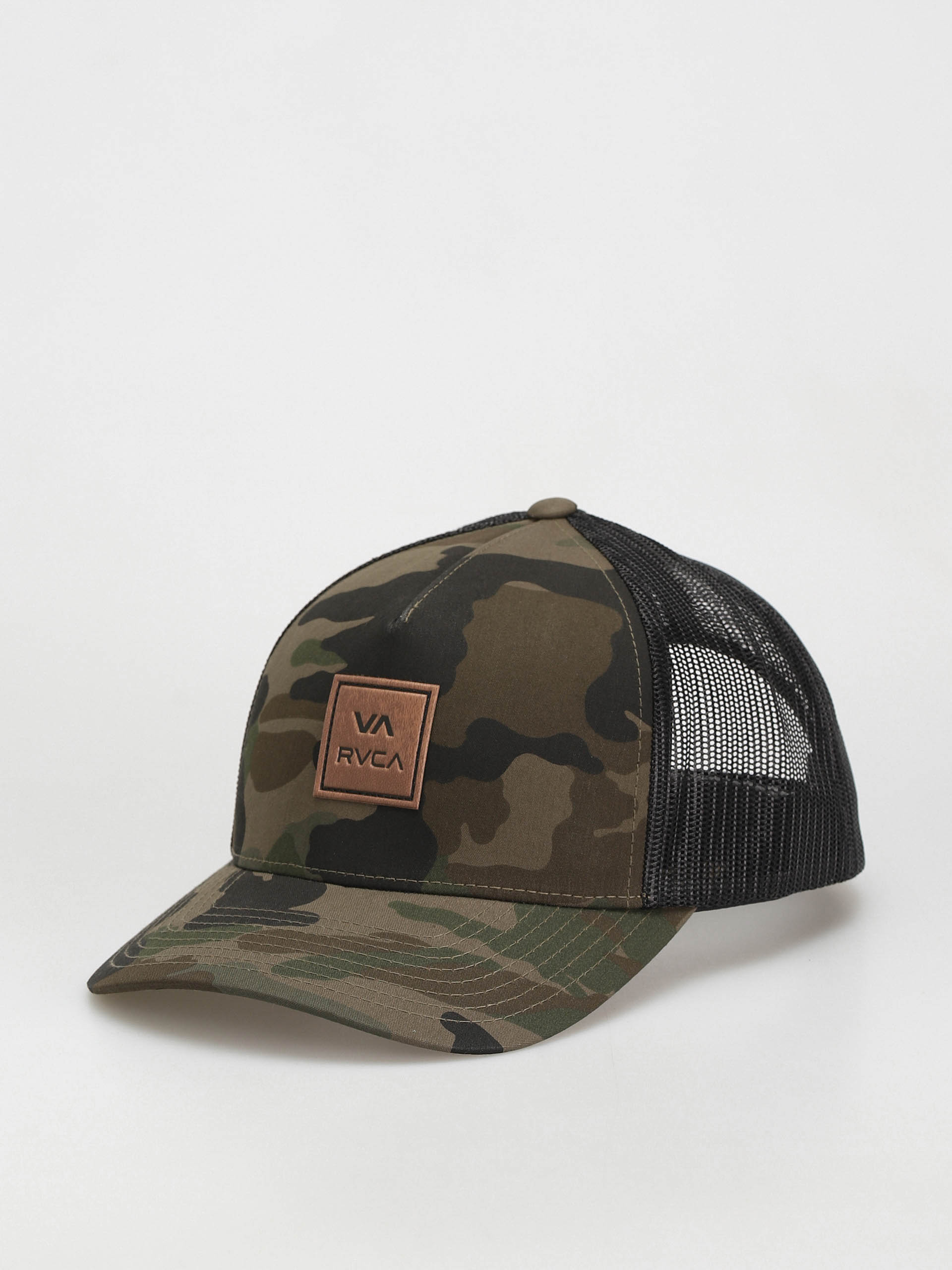 RVCA Va Atw Curved Brim Trucker Baseball sapka (camo)